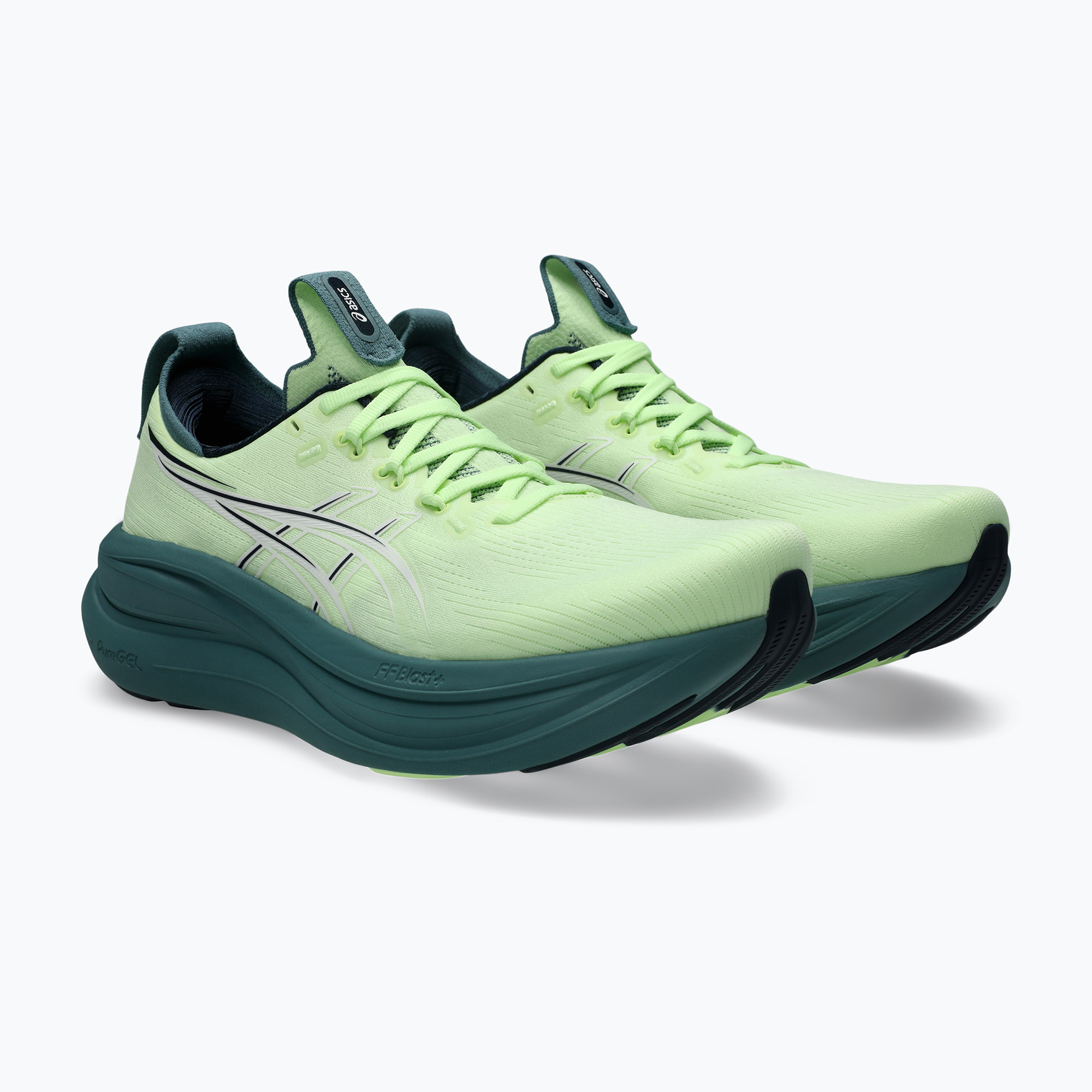 Buty do biegania męskie ASICS Gel-Nimbus 28 illuminate yellow/foggy teal 