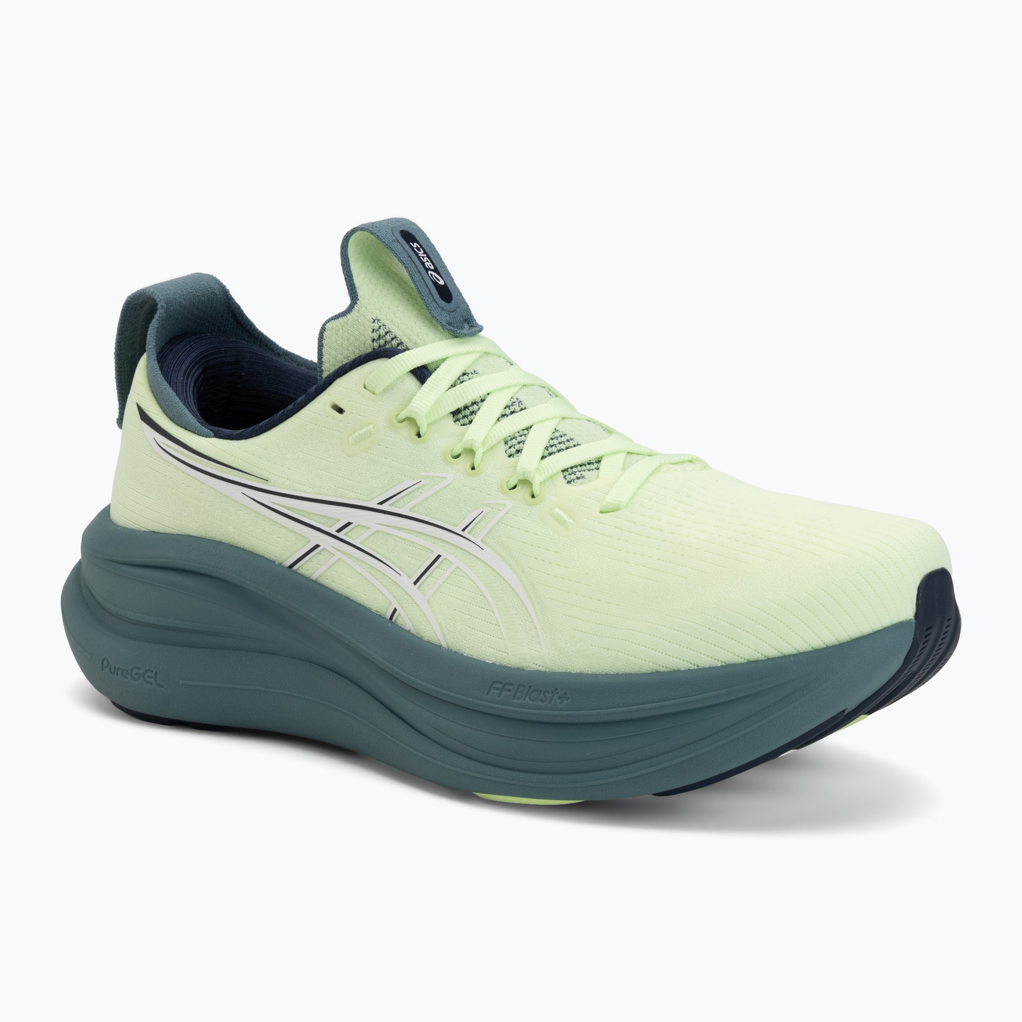 Buty do biegania męskie ASICS Gel-Nimbus 28 illuminate yellow/foggy teal 