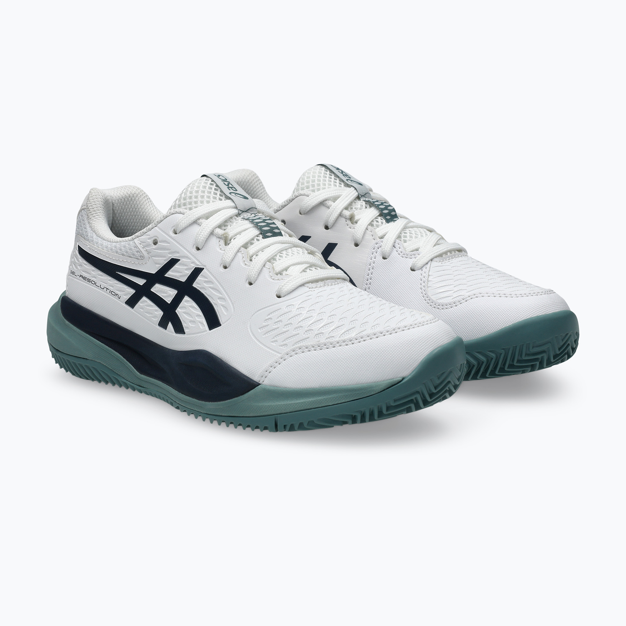 Buty do tenisa dziecięce ASICS Gel-Resolution X GS Clay white/midnight 