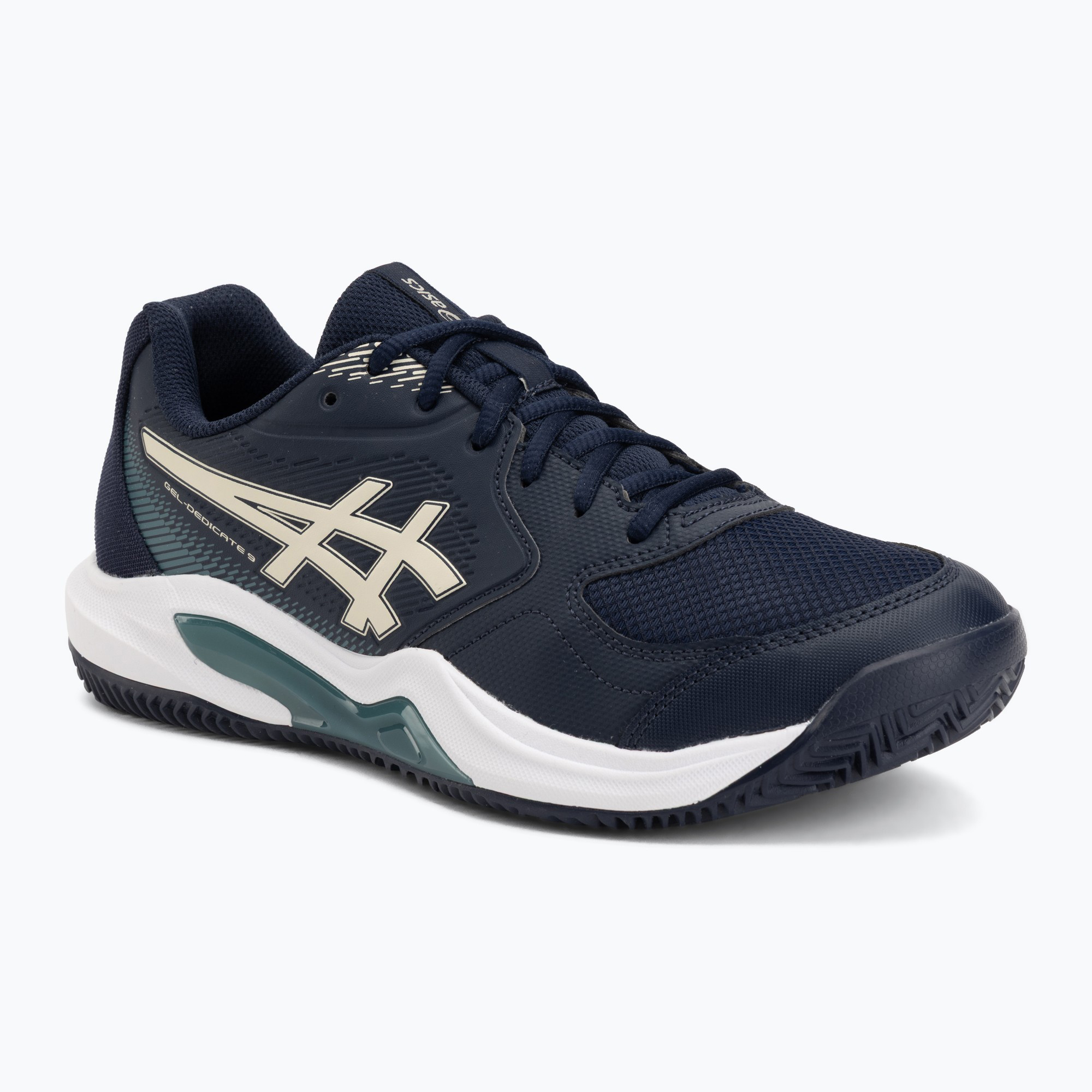 Buty do tenisa męskie ASICS Gel-Dedicate 9 Clay midnight/oatmeal 