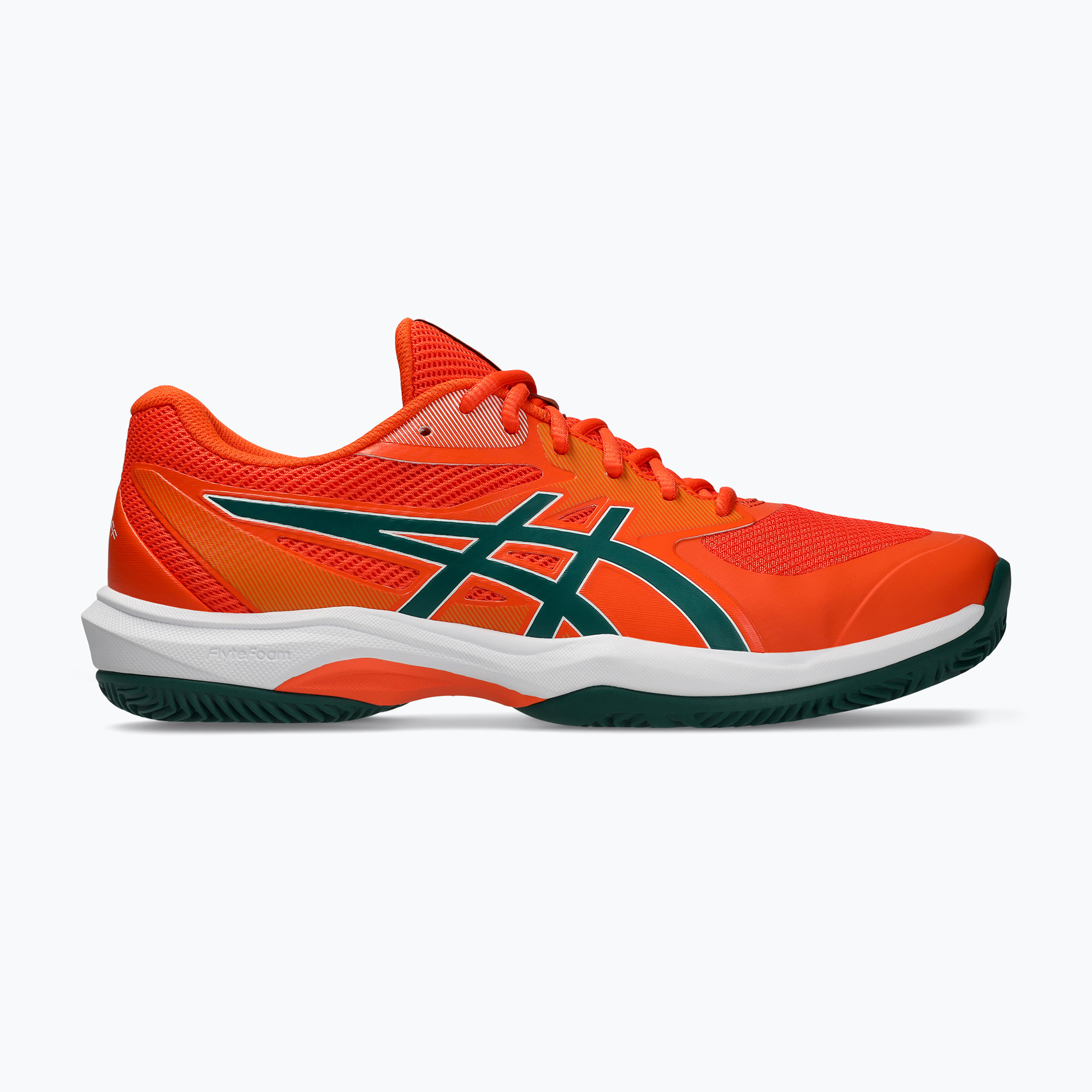 Buty do padla męskie ASICS Game FF Padel energy orange/jewel green 