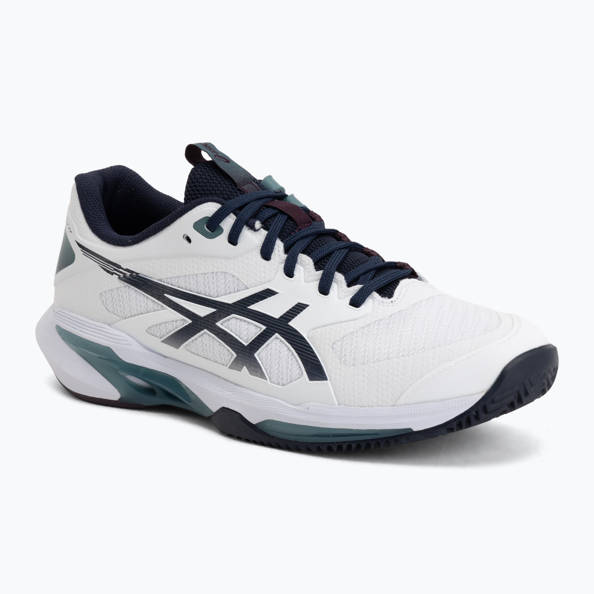 Buty do tenisa męskie ASICS Solution Speed FF 4 Clay white/midnight 