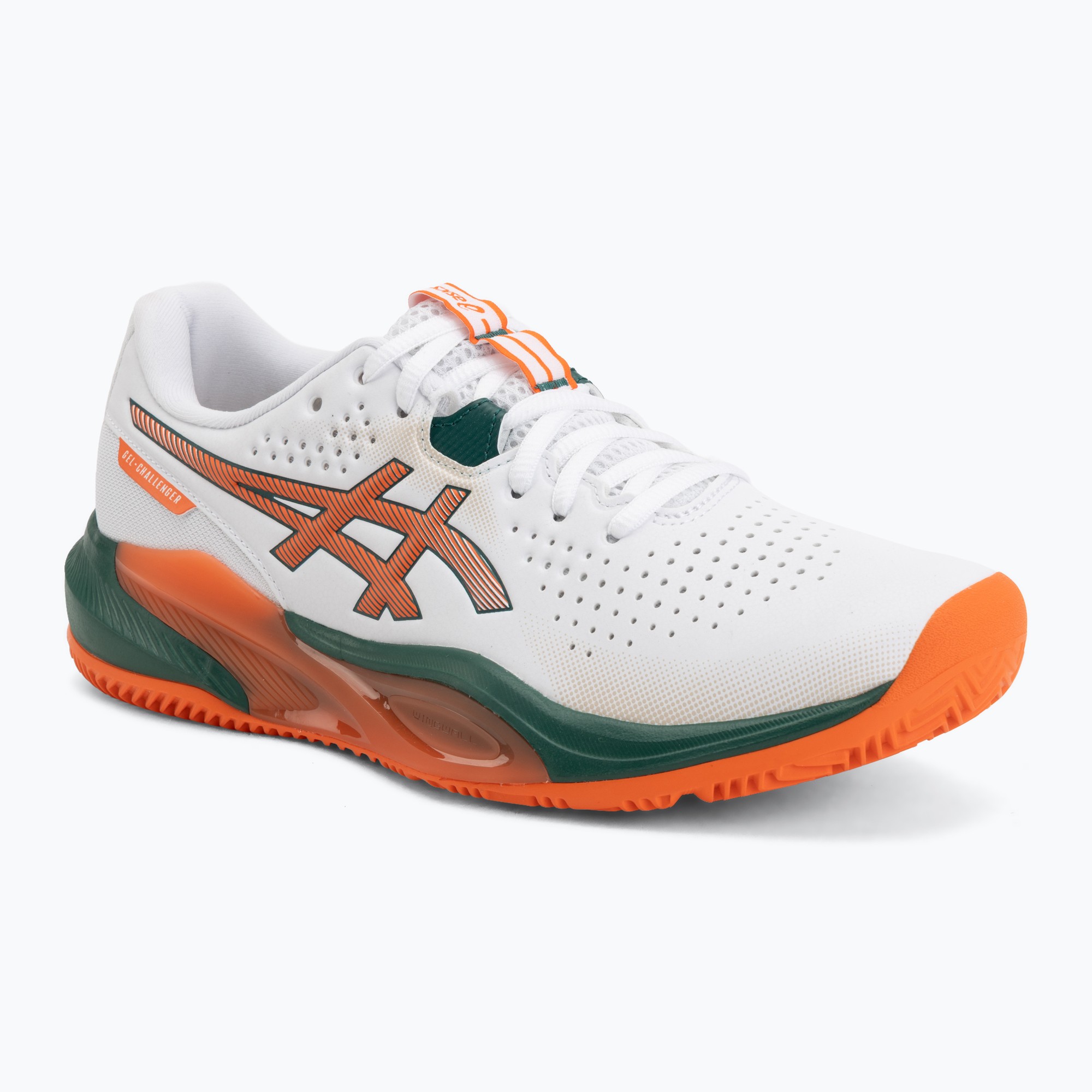Buty do padla męskie ASICS Gel-Challenger 15 Padel white/energy orange 