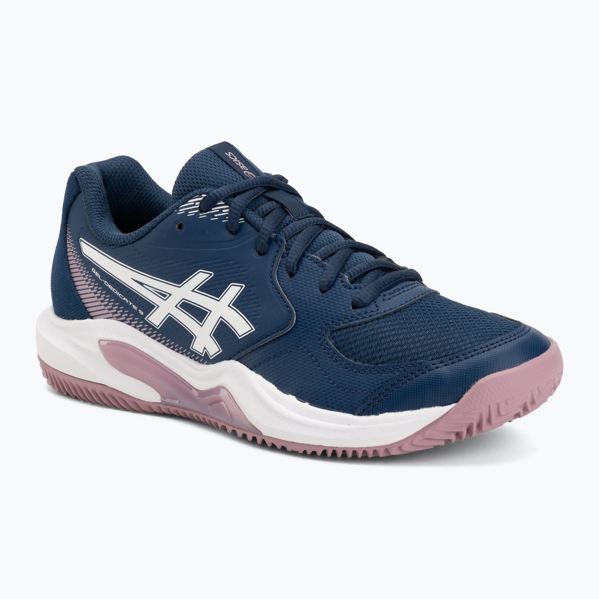 Buty do tenisa damskie ASICS Gel-Dedicate 9 Clay W independence blue/white 