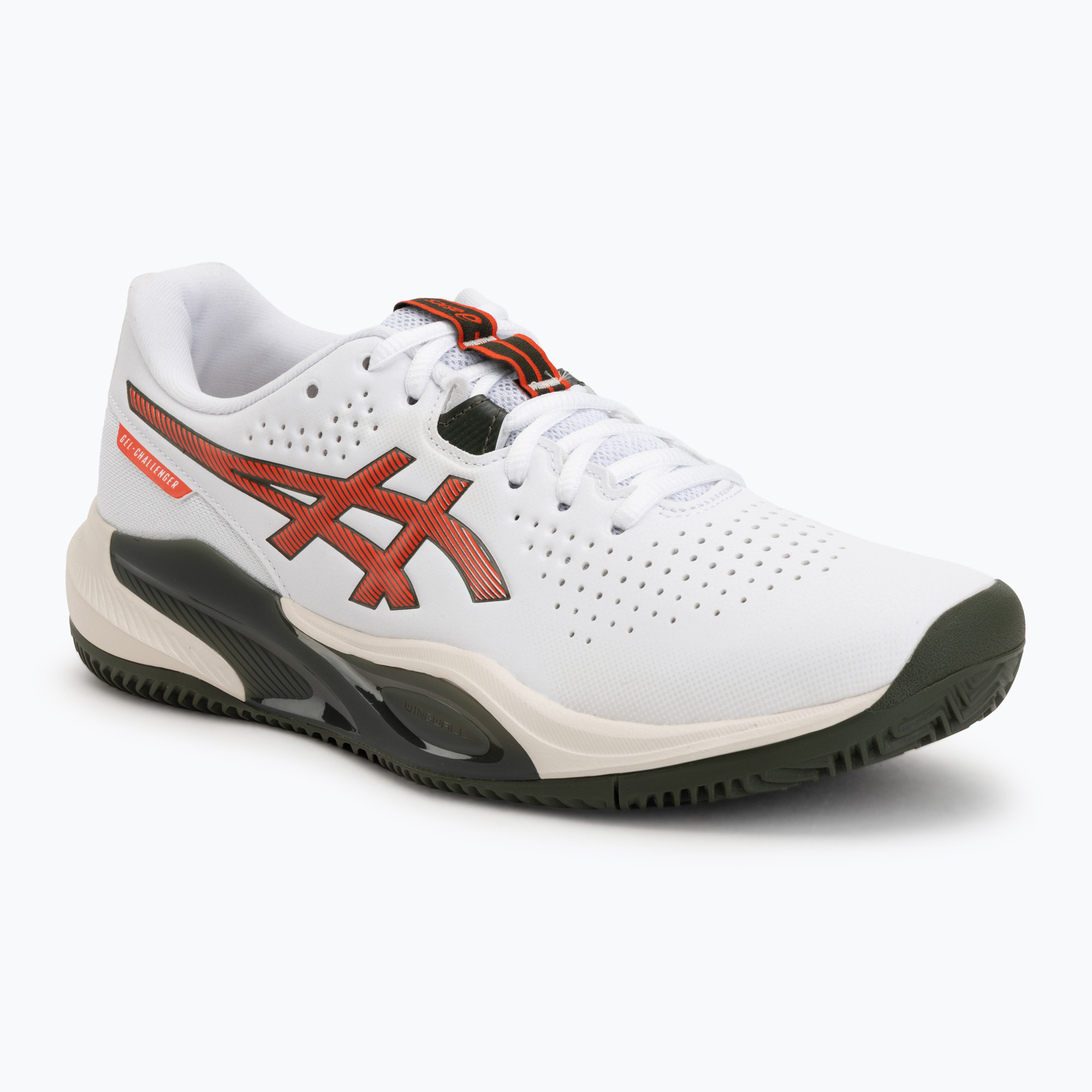 Buty do tenisa męskie ASICS Gel-Challenger 15 Clay white/cherry tomato 