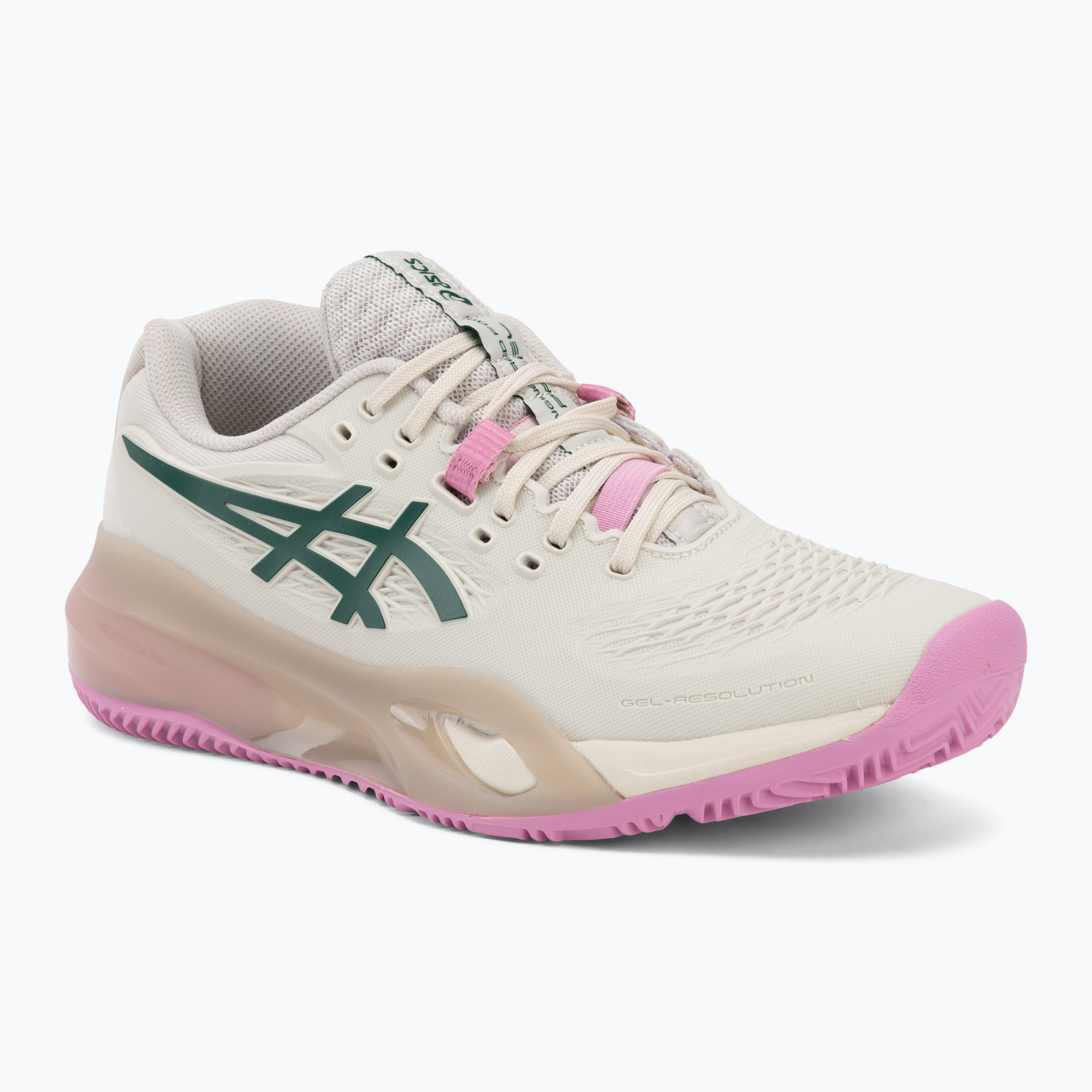Încălțăminte de padel pentru femei Asics Gel-Resolution X Padel Soft Oat/Jewel Green