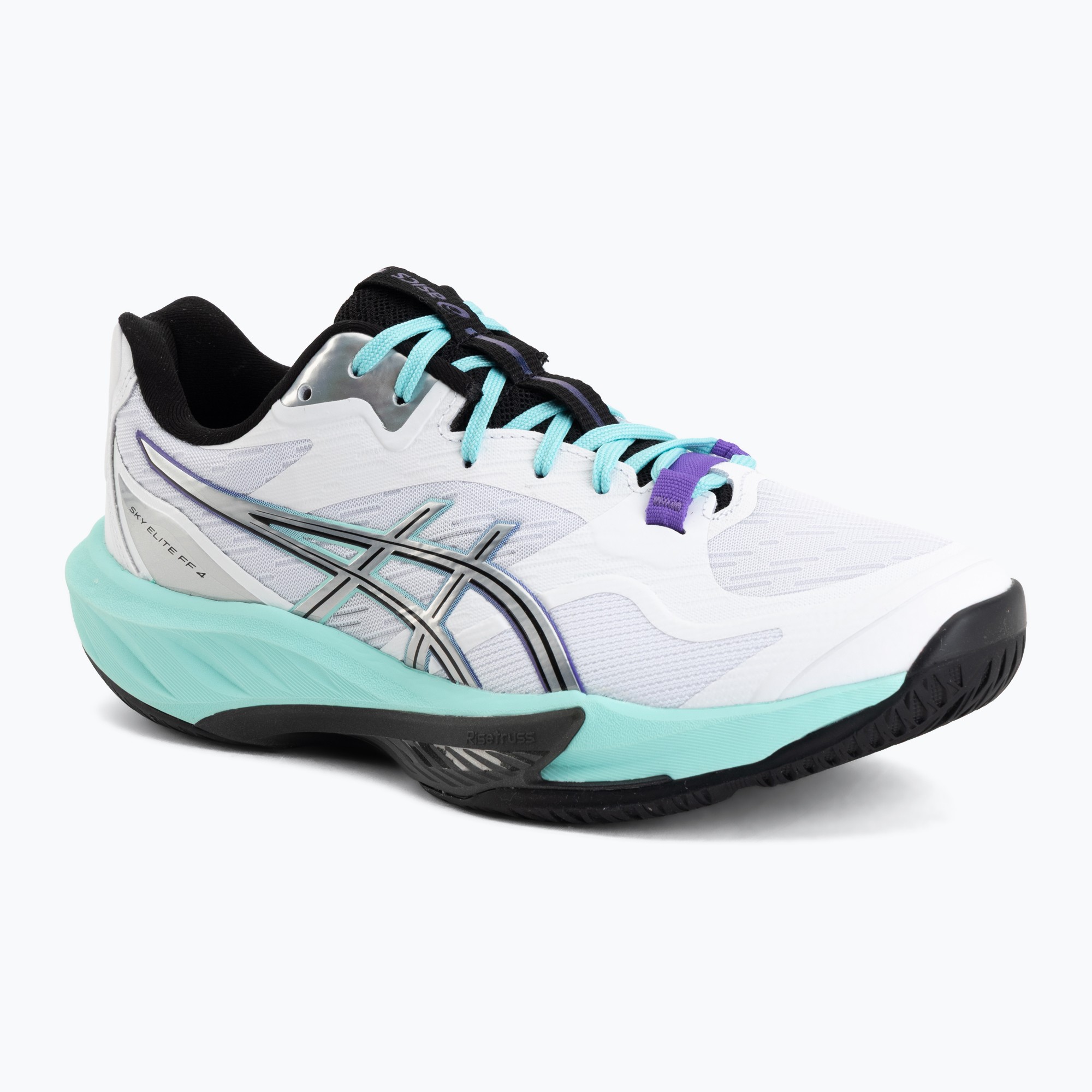 Pánske volejbalové topánky ASICS Sky Elite FF 4 white/radiant amethyst