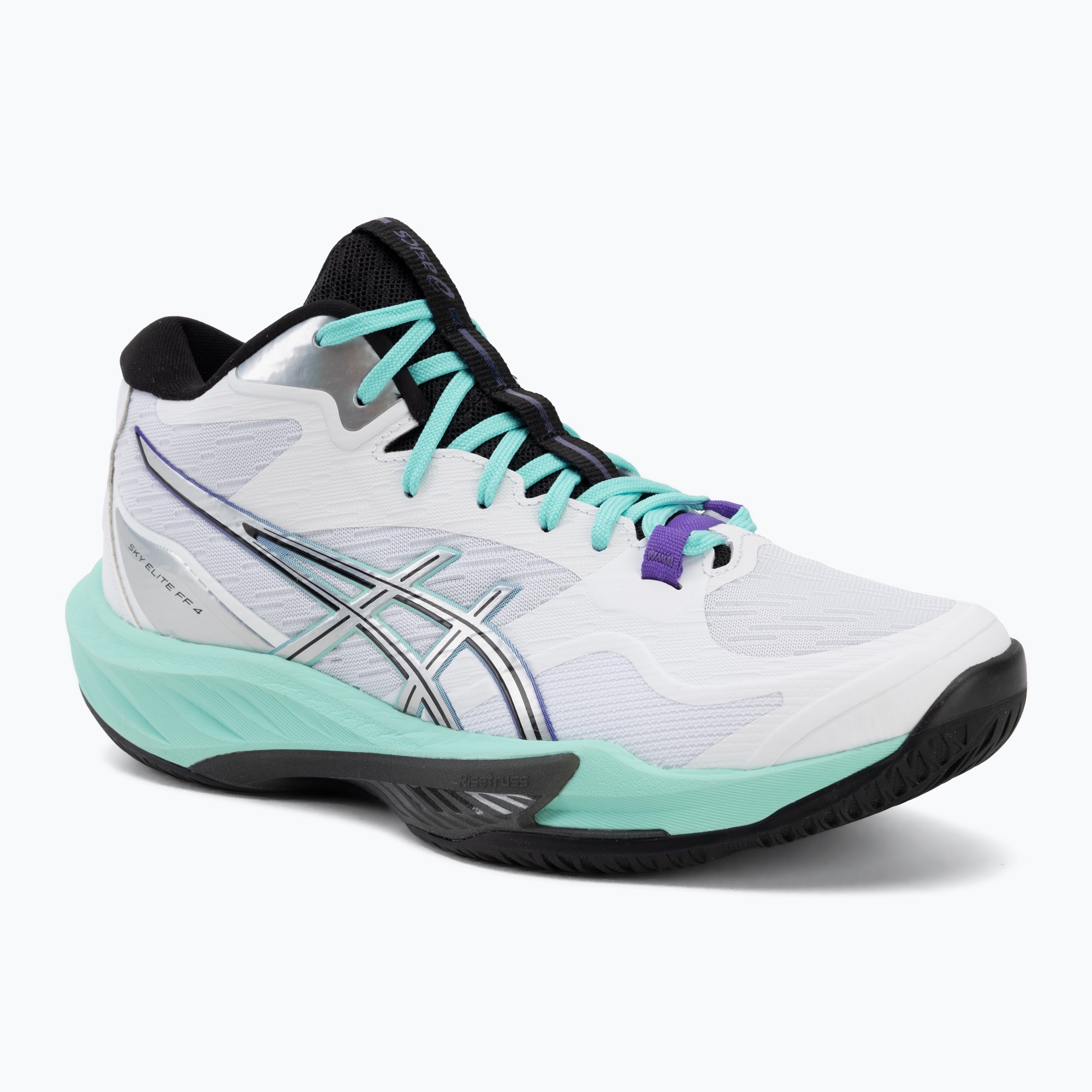 Мъжки обувки за волейбол ASICS Sky Elite FF MT 4 white/radiant amethyst