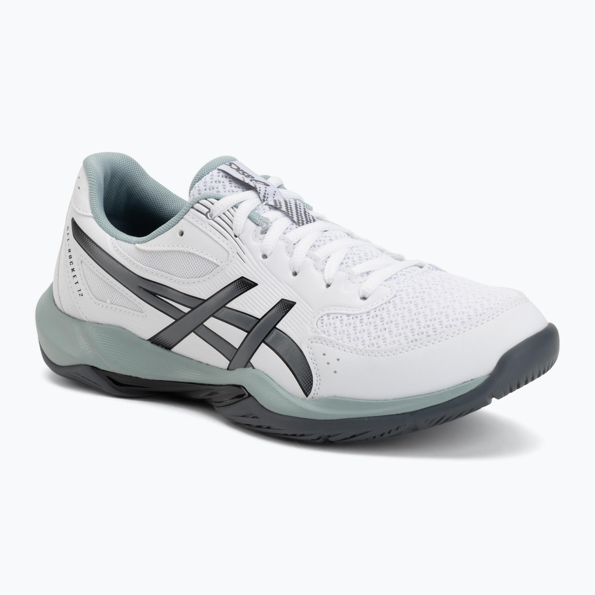 Buty do siatkówki męskie ASICS Gel-Rocket 12 white/steel grey