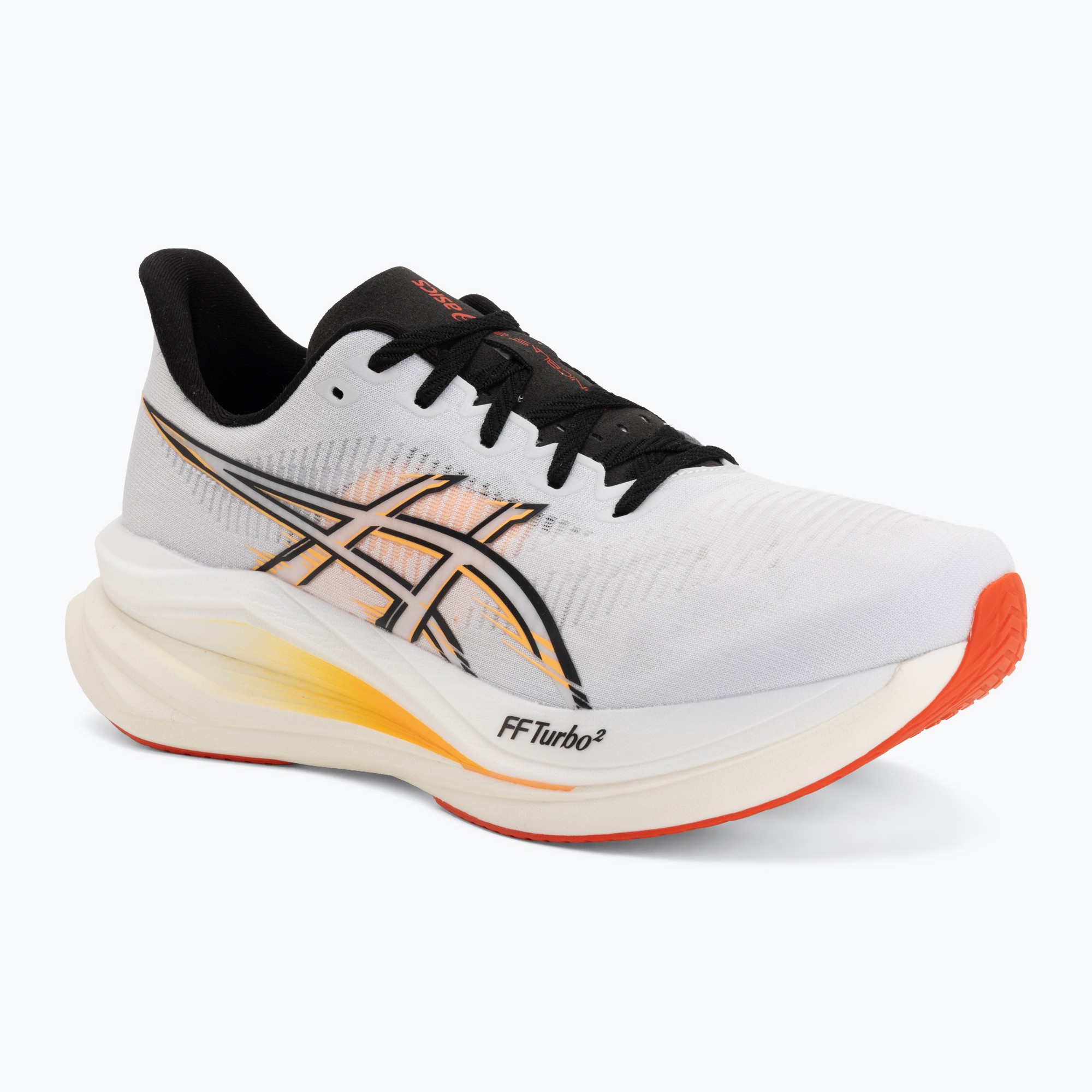 Мъжки маратонки за бягане ASICS Sonicblast 2 бял/стадиум оранжев