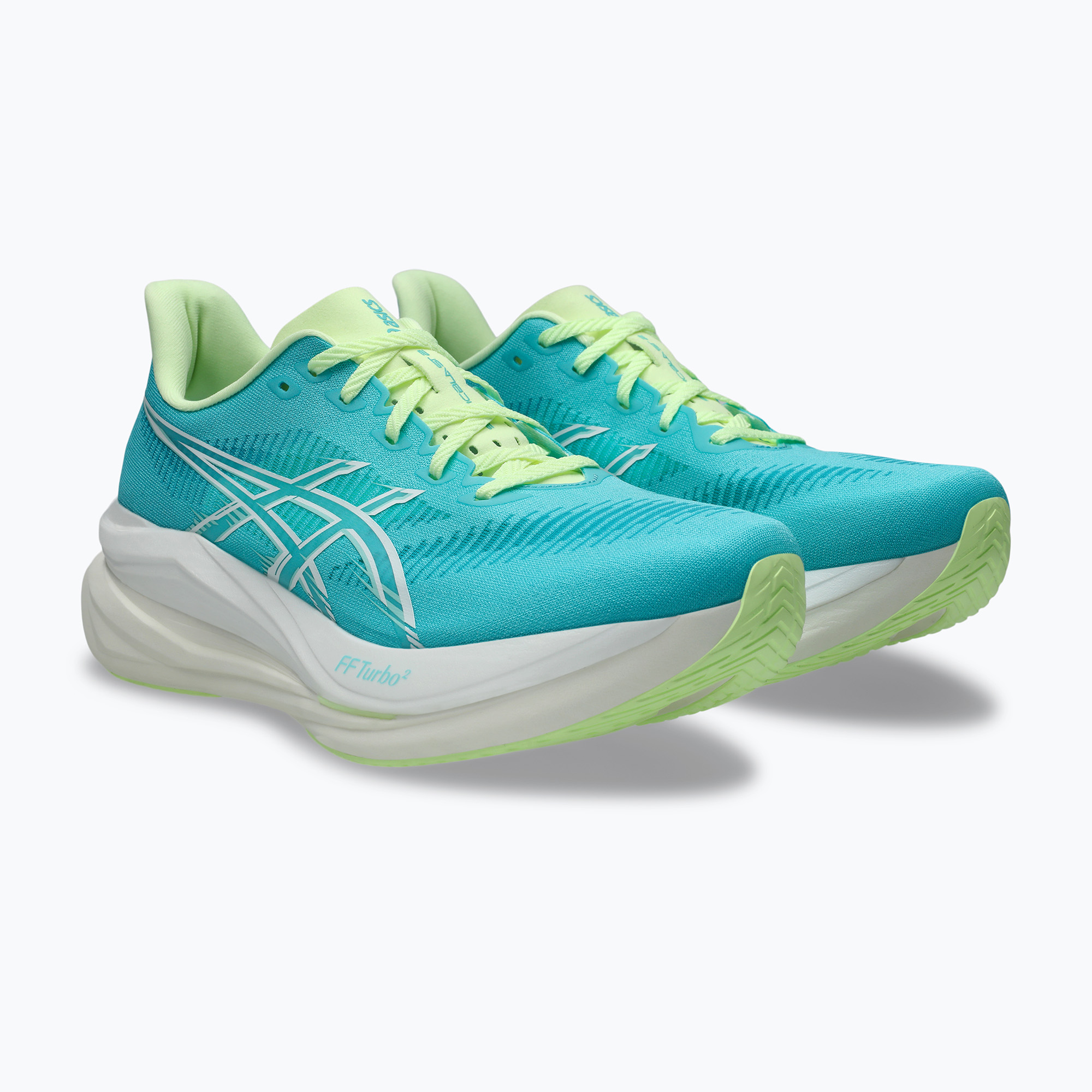 Pantofi de alergare bărbați ASICS Sonicblast 2 energy aqua/illuminate yellow