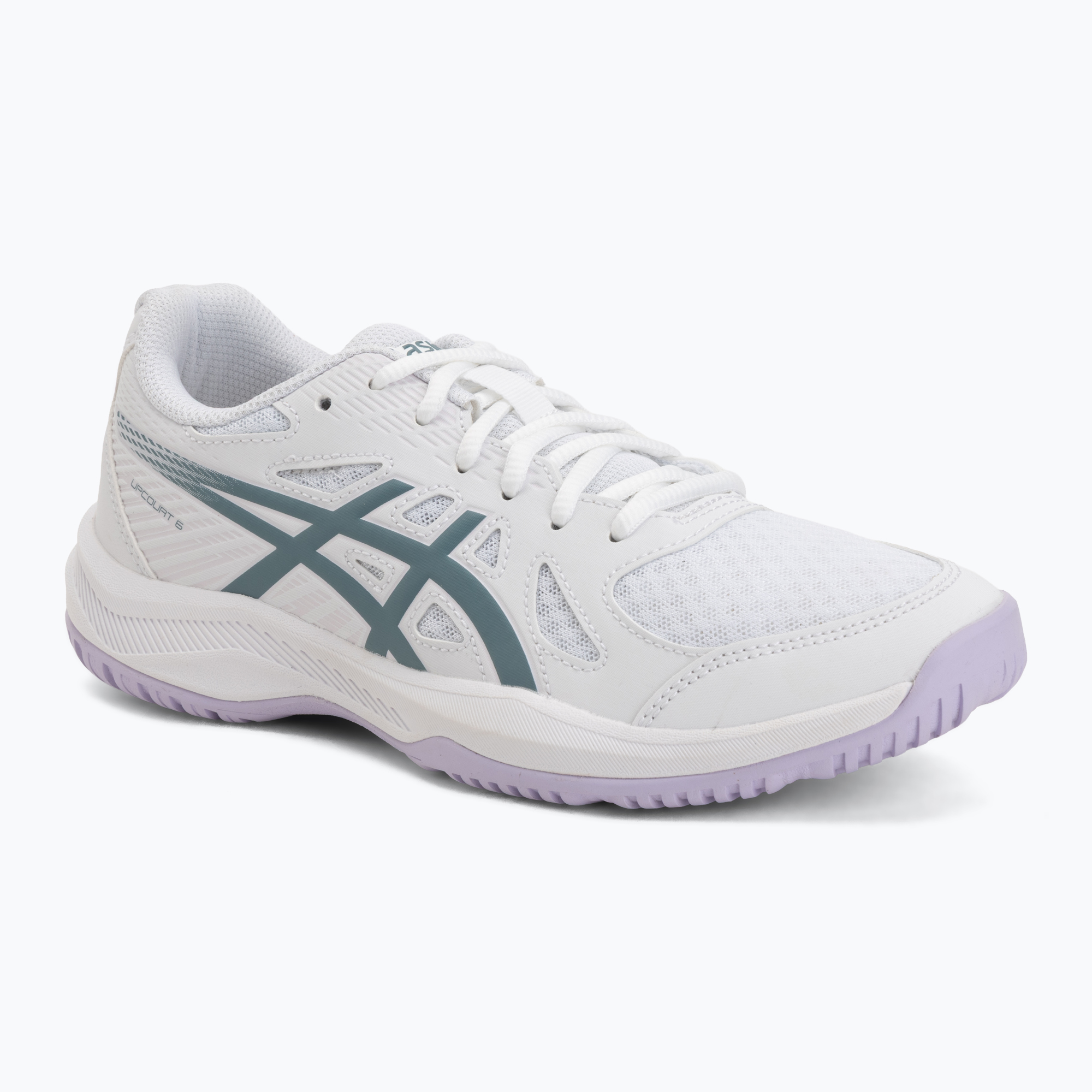 Buty damskie ASICS Upcourt 6 white/foggy teal