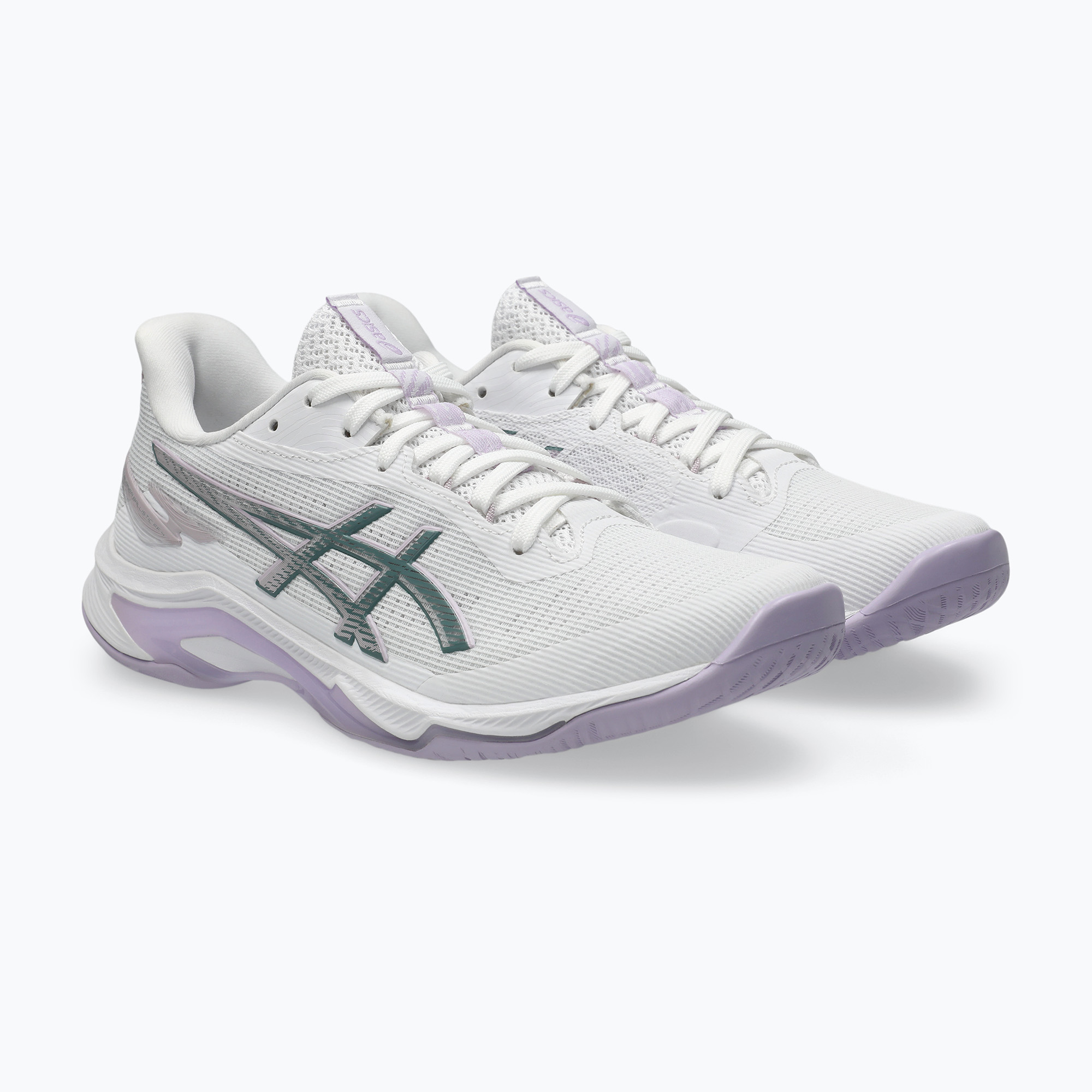 Buty damskie ASICS Netburner Ballistic FF 4 white/dahlia 