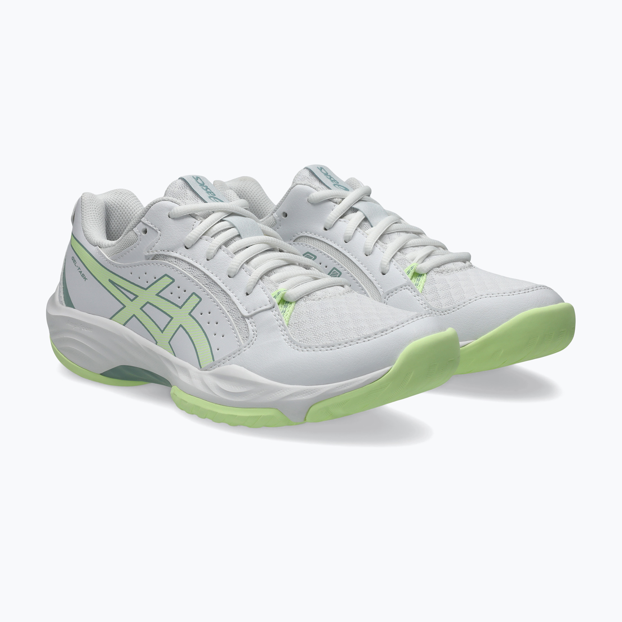 Buty do siatkówki damskie ASICS Gel-Task 5 white/illuminate yellow 