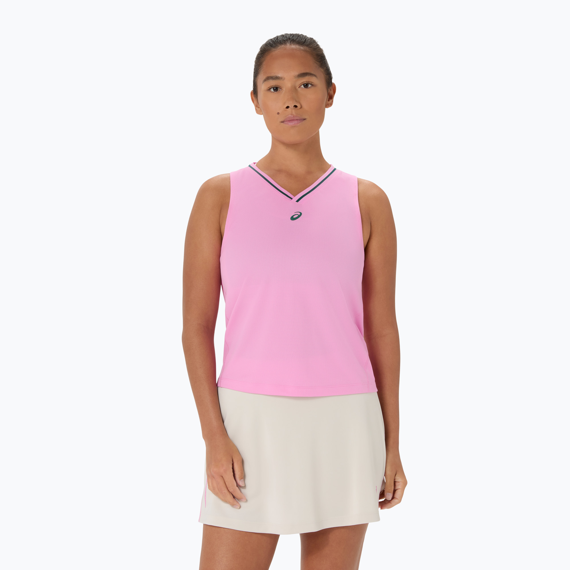 Koszulka tenisowa damska ASICS Padel Court Sleeveless W bubblegum