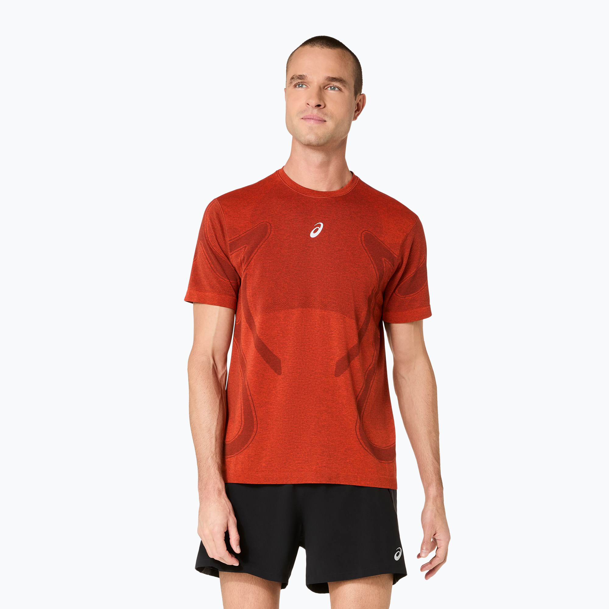 Koszulka do biegania męska ASICS Road Seamless singed red