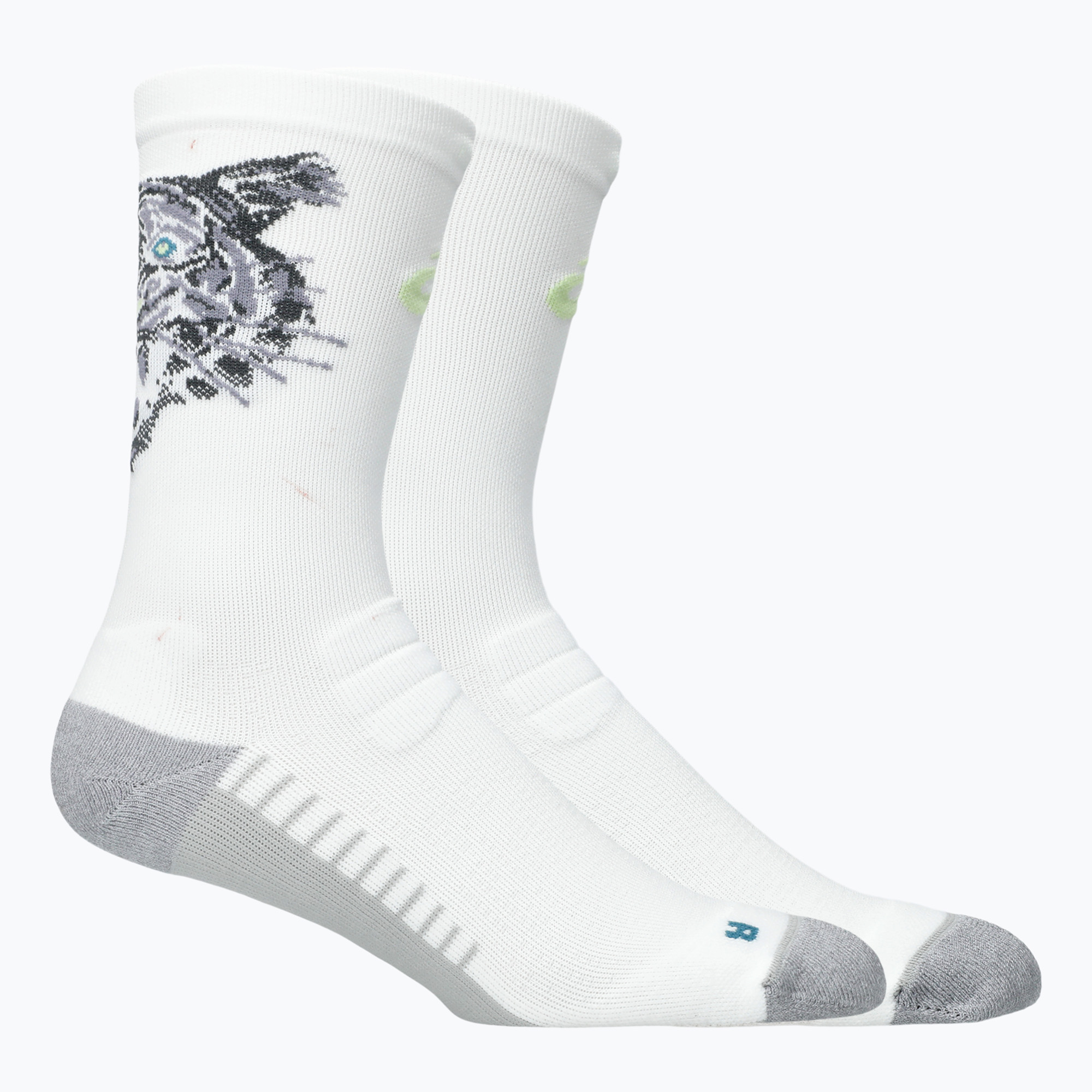 Чорапи ASICS Performance Run Crew brilliant white/illuminate yellow/f.eal
