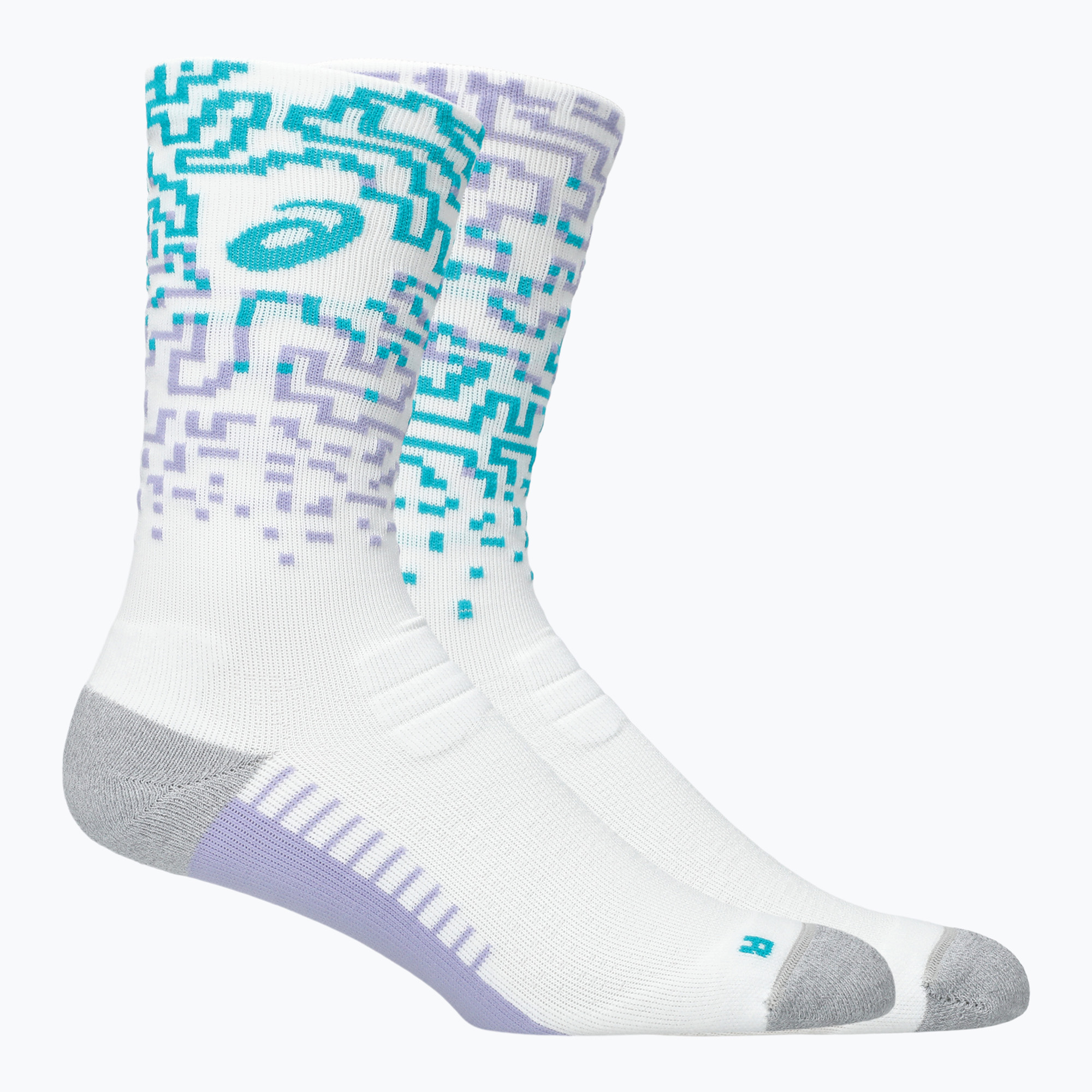 Șosete ASICS Performance Run Crew white/energy aqua