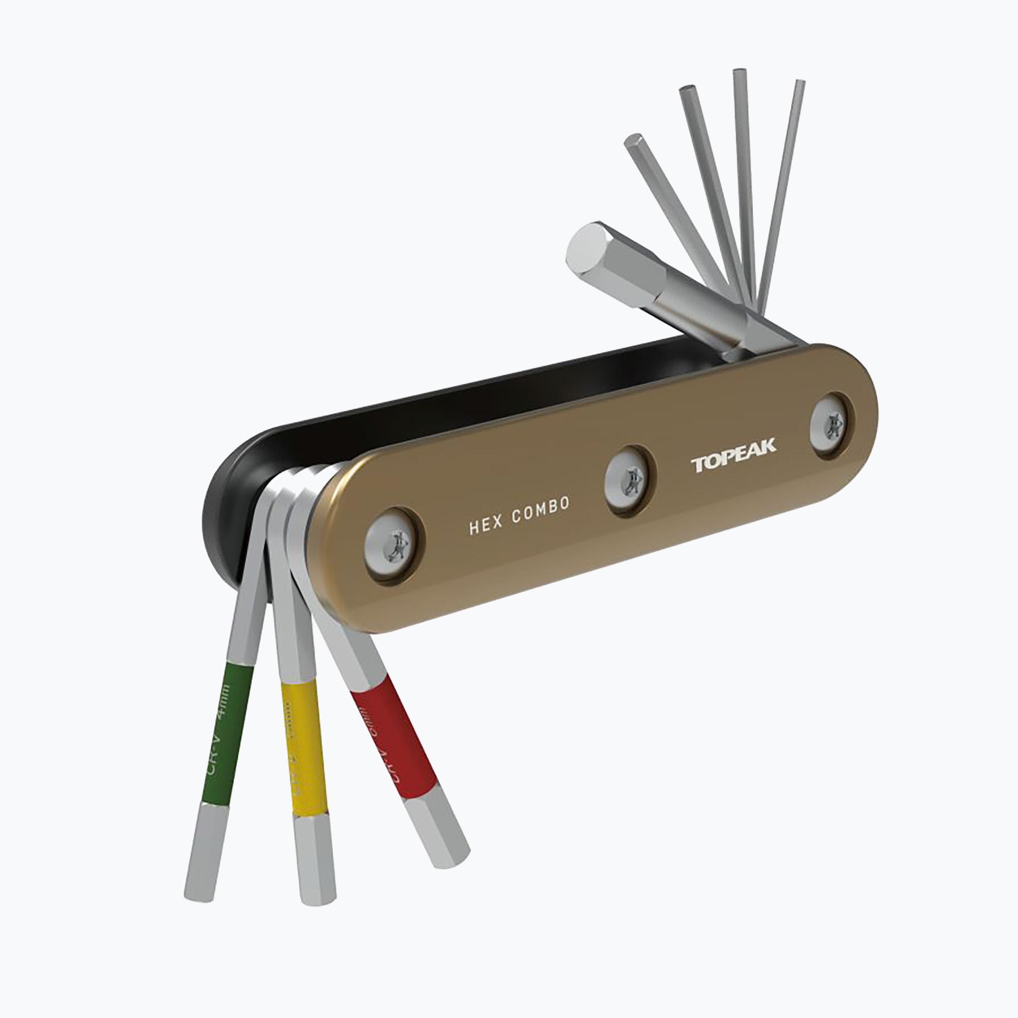 Шестостенен комбиниран ключ Topeak, кафяв T-TT2558