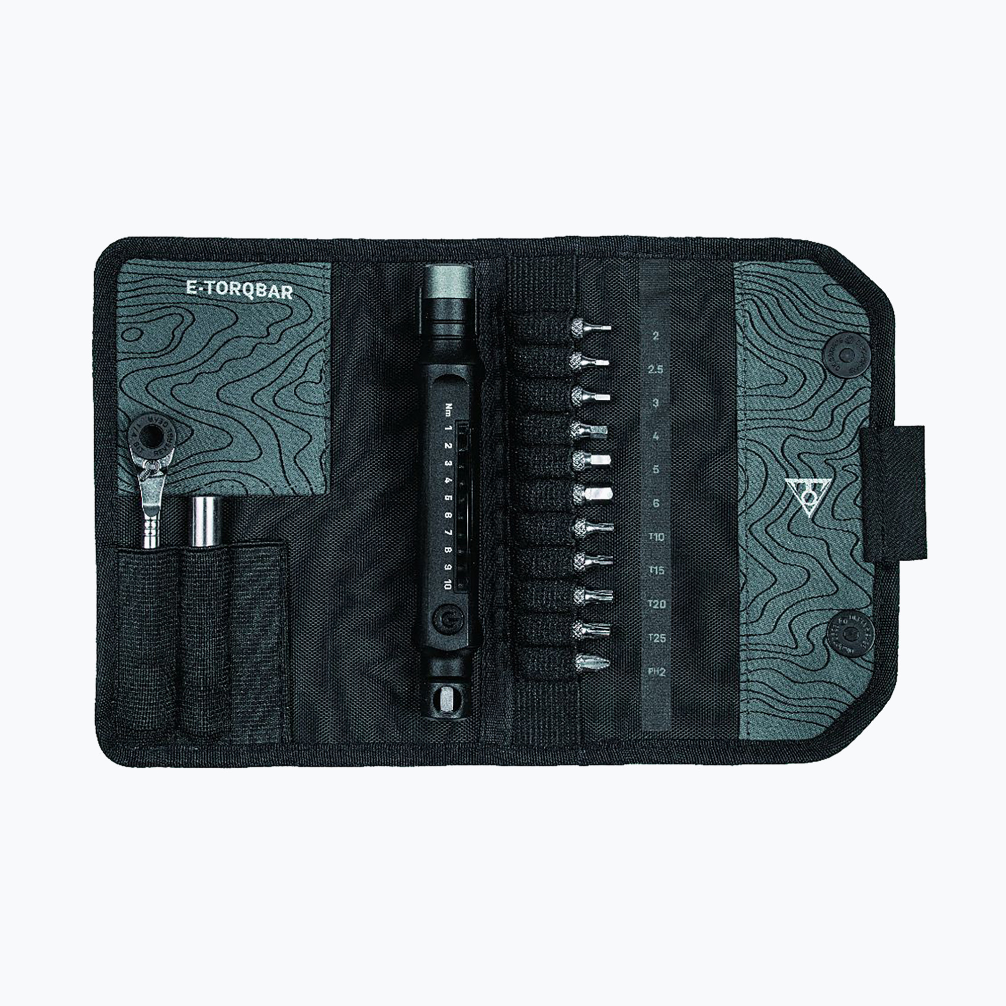 Динамометричен комплект Topeak E-Torqbar 1-10 Nm