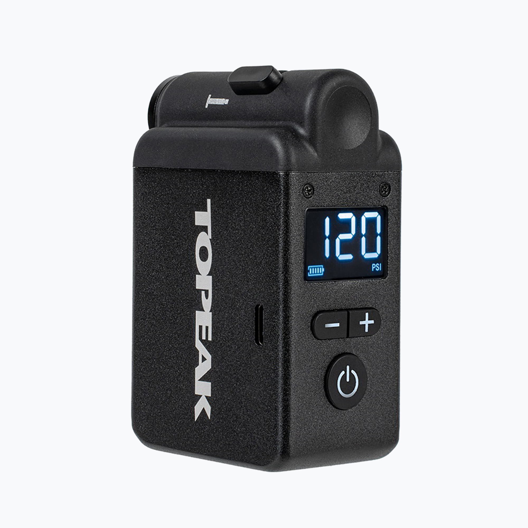 Topeak E-Booster Digital 7.4V/600mAh 120psi велосипедна помпа сива