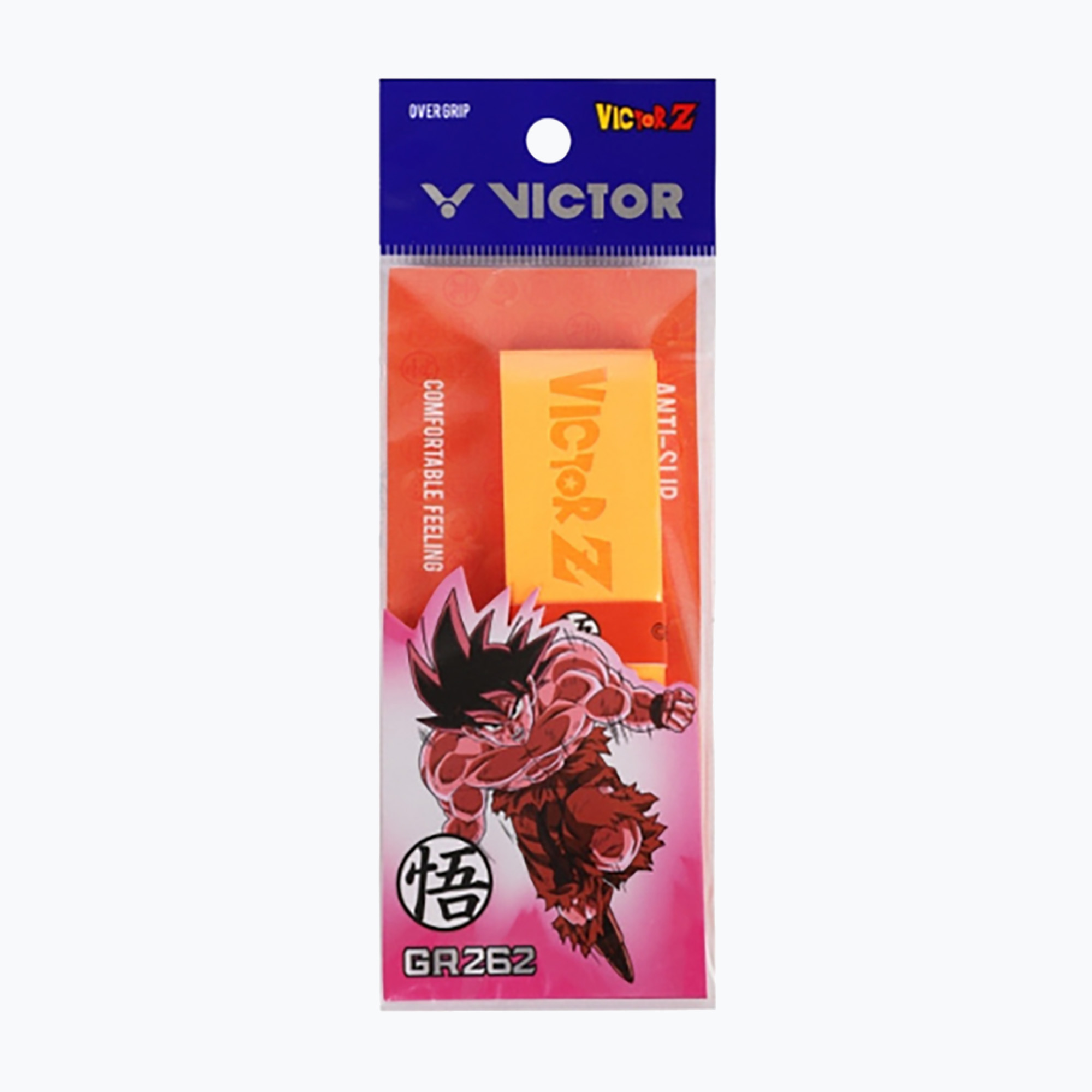 Обвивка за ракета за бадминтон VICTOR Dragon Ball Z Grip neon orange