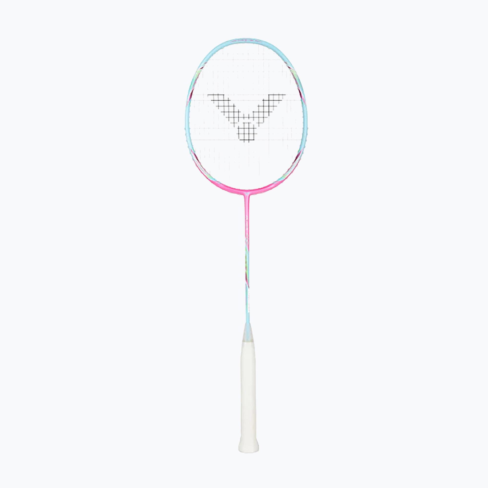 Rakieta do badmintona VICTOR DriveX 6SP QM fluorescent rose-red/light blue 