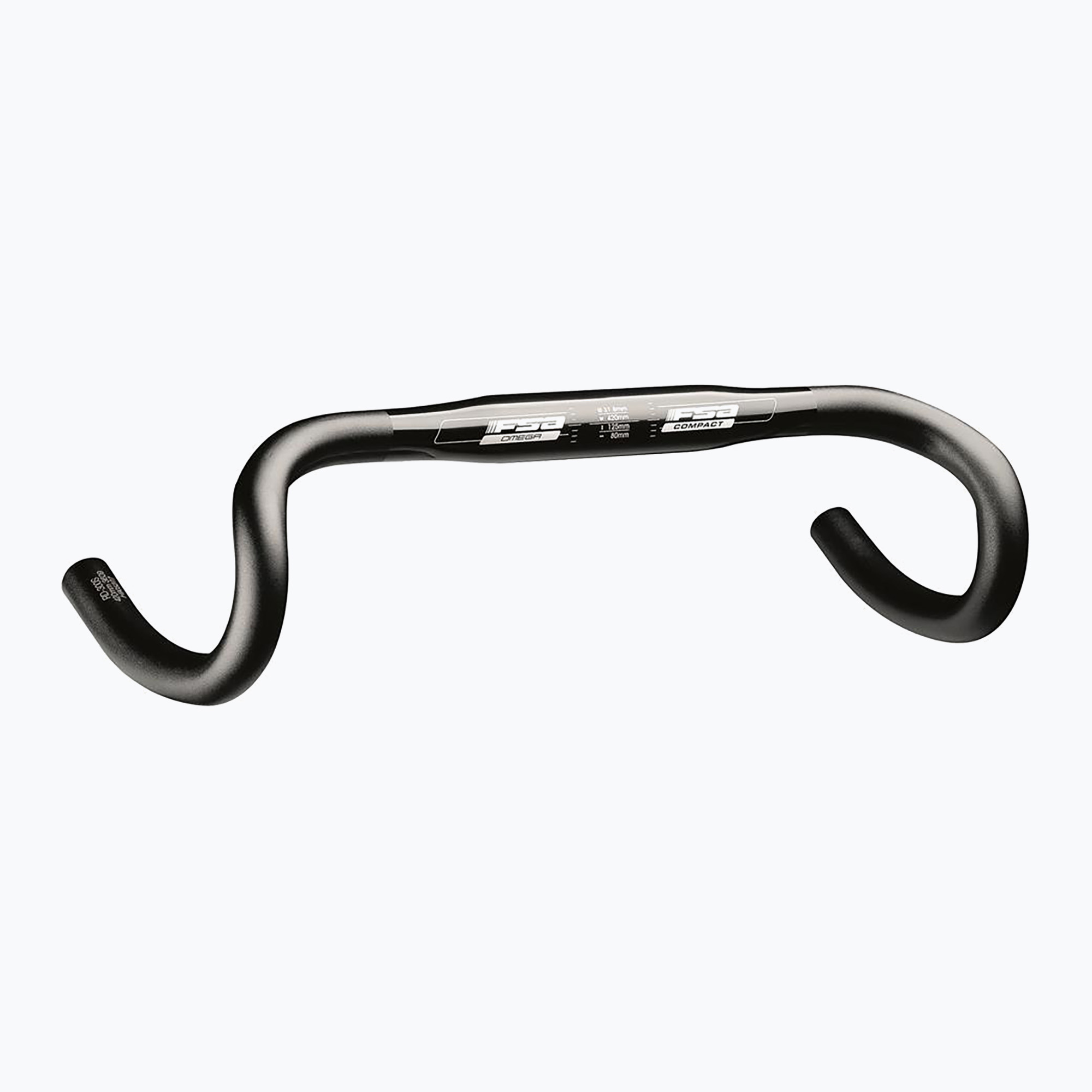 Handlebars FSA Omega Compact alu 380 mm black
