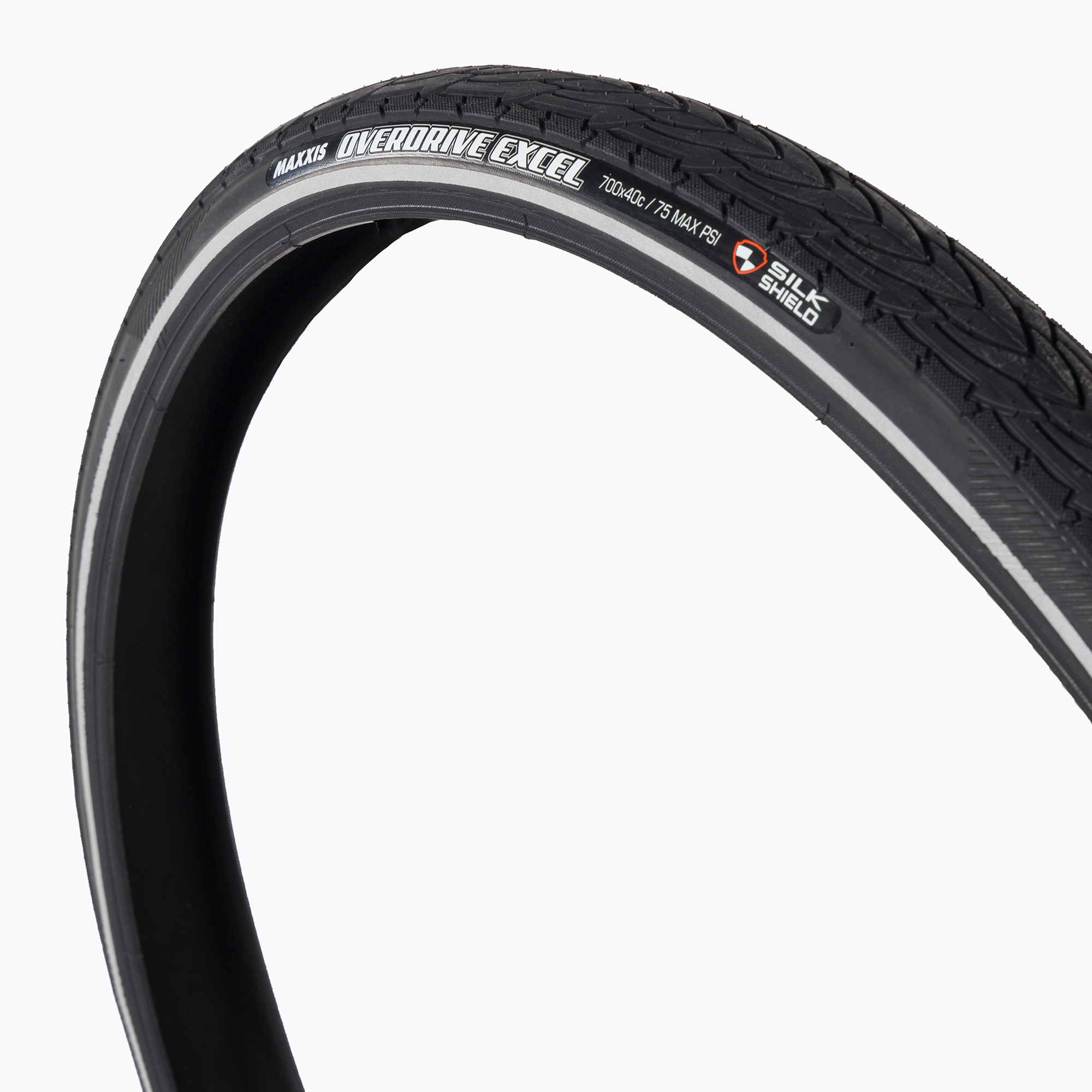Maxxis Overdrive Excel Silkshield Draht Fahrradreifen schwarz ETB96137000