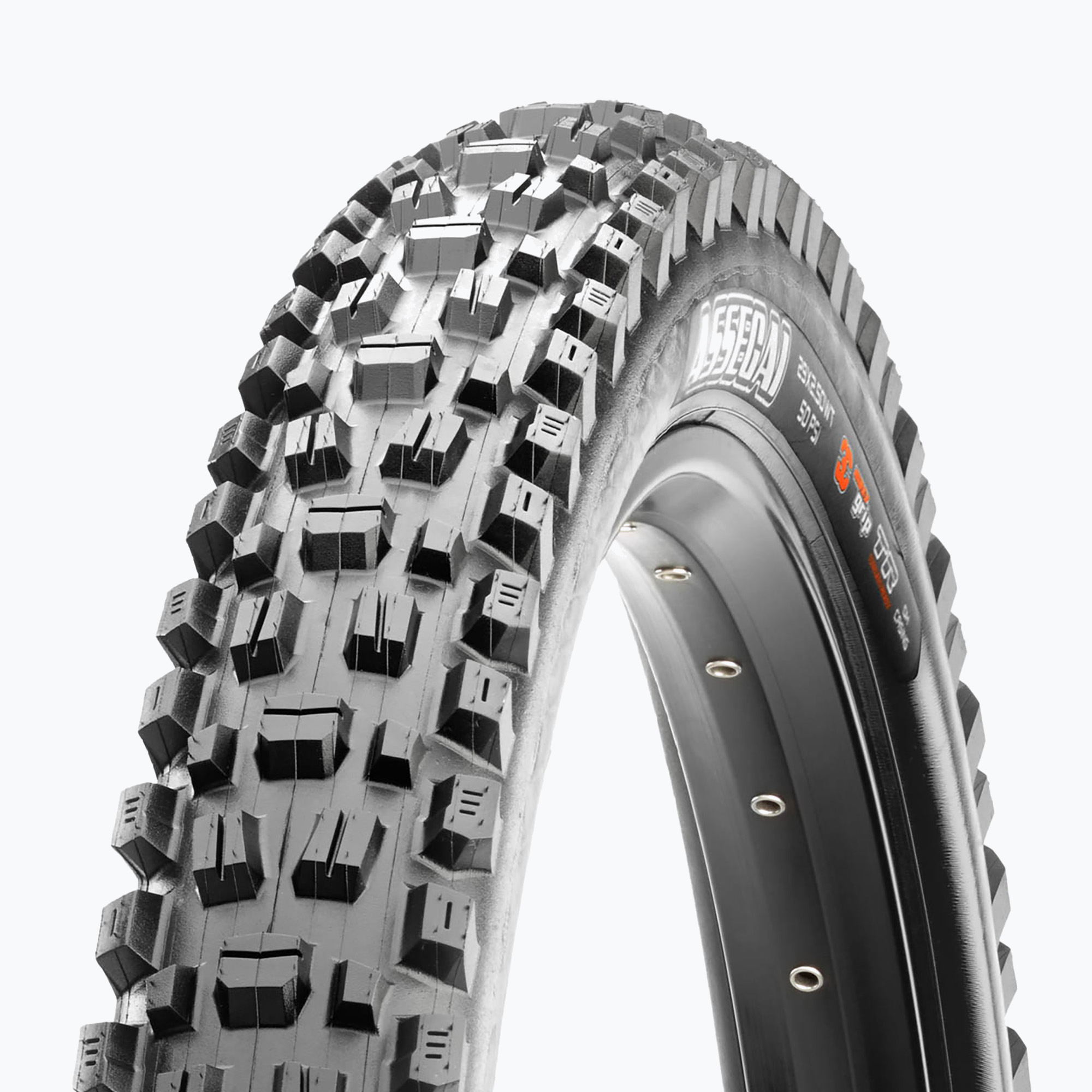 Maxxis Assegai Kevlar rolling black bicycle tyre ETB00097500 (27.5 x 2.50)