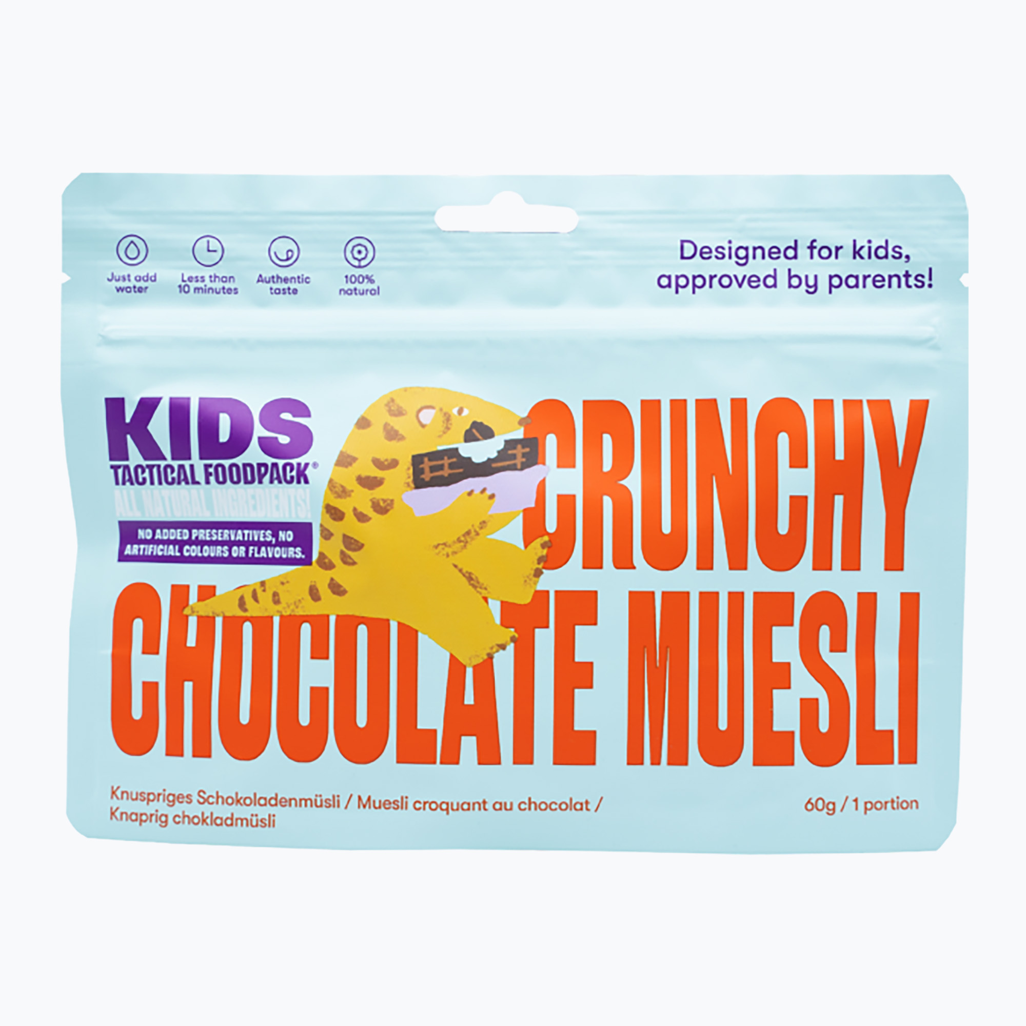 Mrazom sušené potraviny Tactical Foodpack Kids Crunchy Chocolate Muesli 60 g (Kids Crunchy Chocolate Muesli TFP-10915)