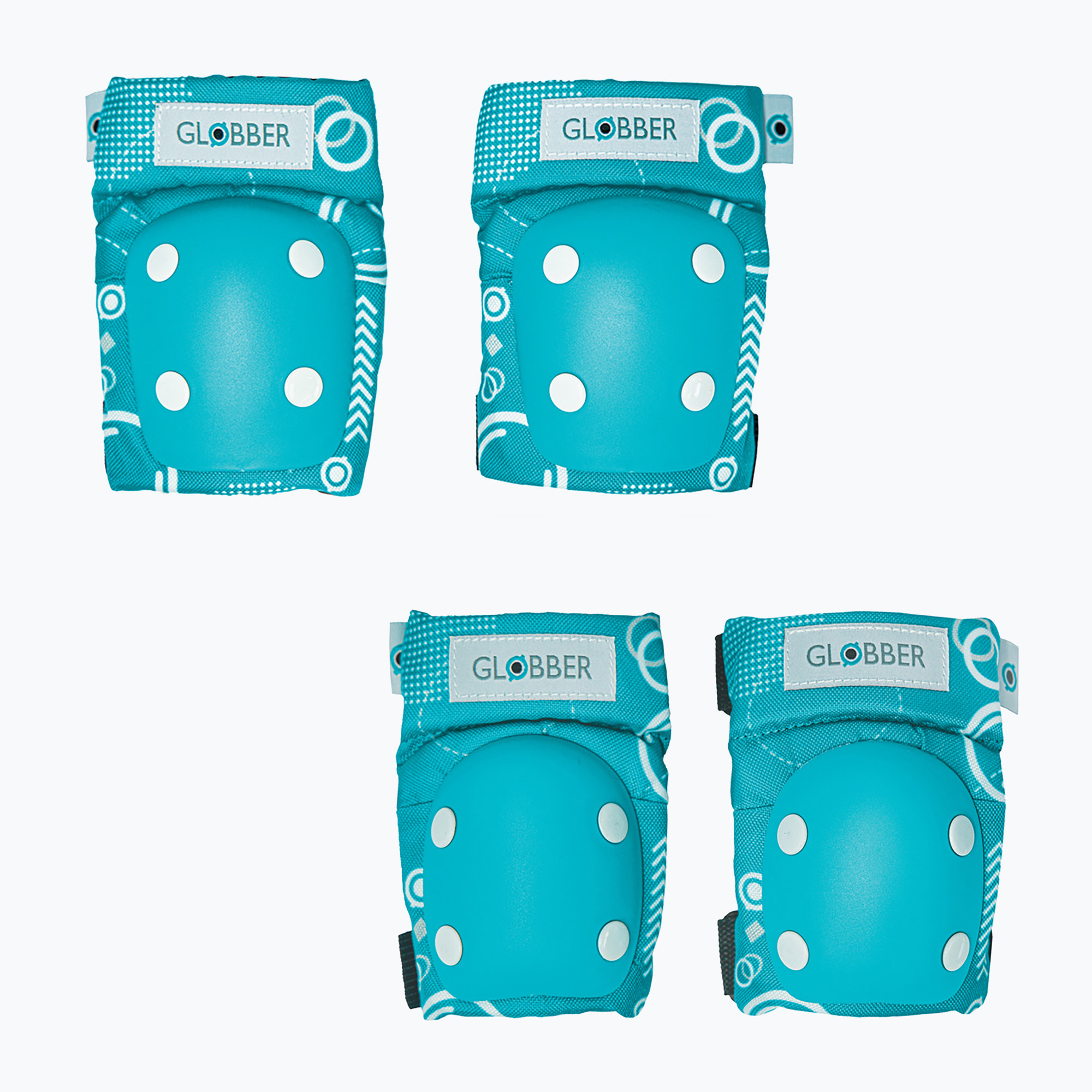 Комплект протектори за деца Globber Toddler teal/sahpes