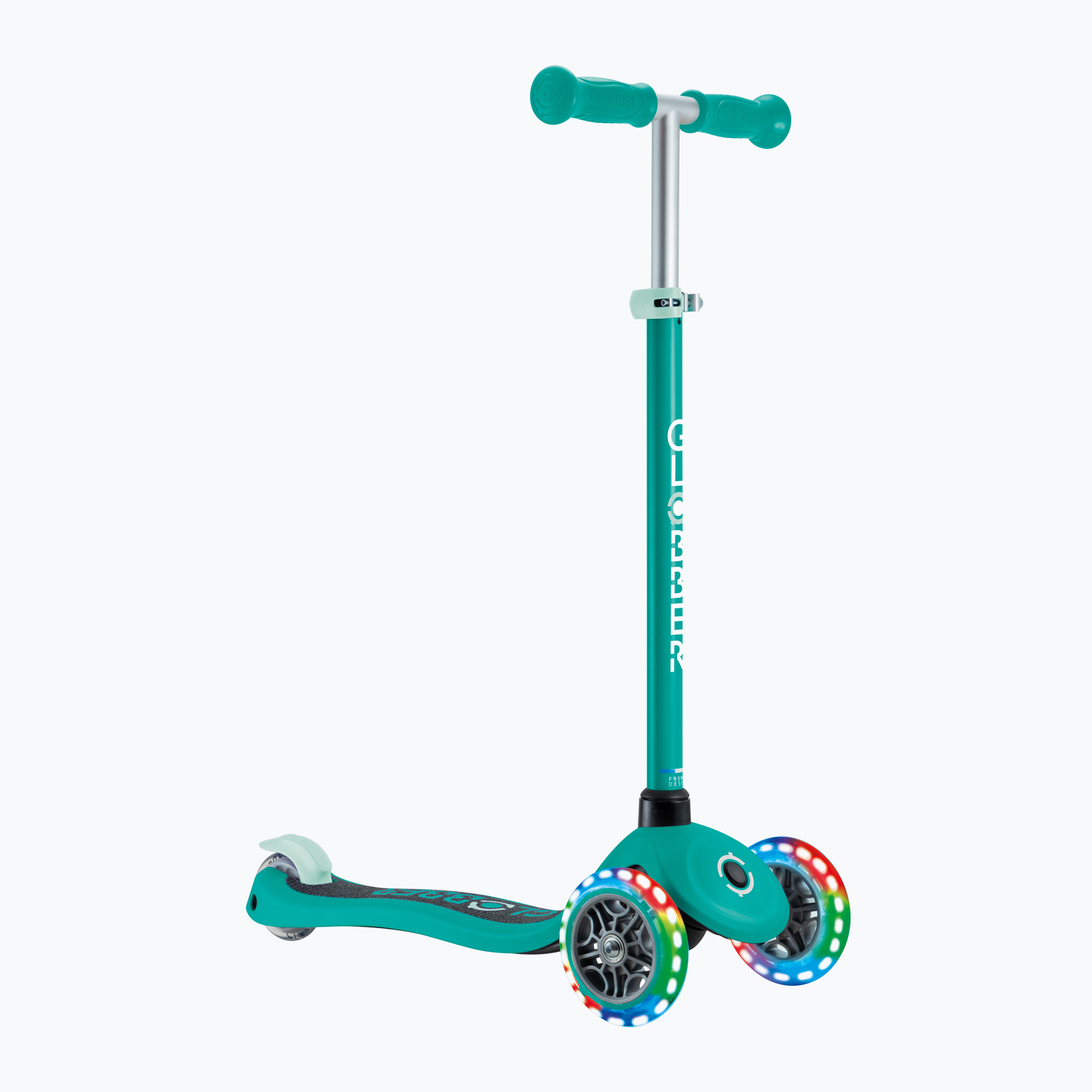 Hulajnoga trójkołowa dziecięca Globber Primo Lights dark emerald green 
