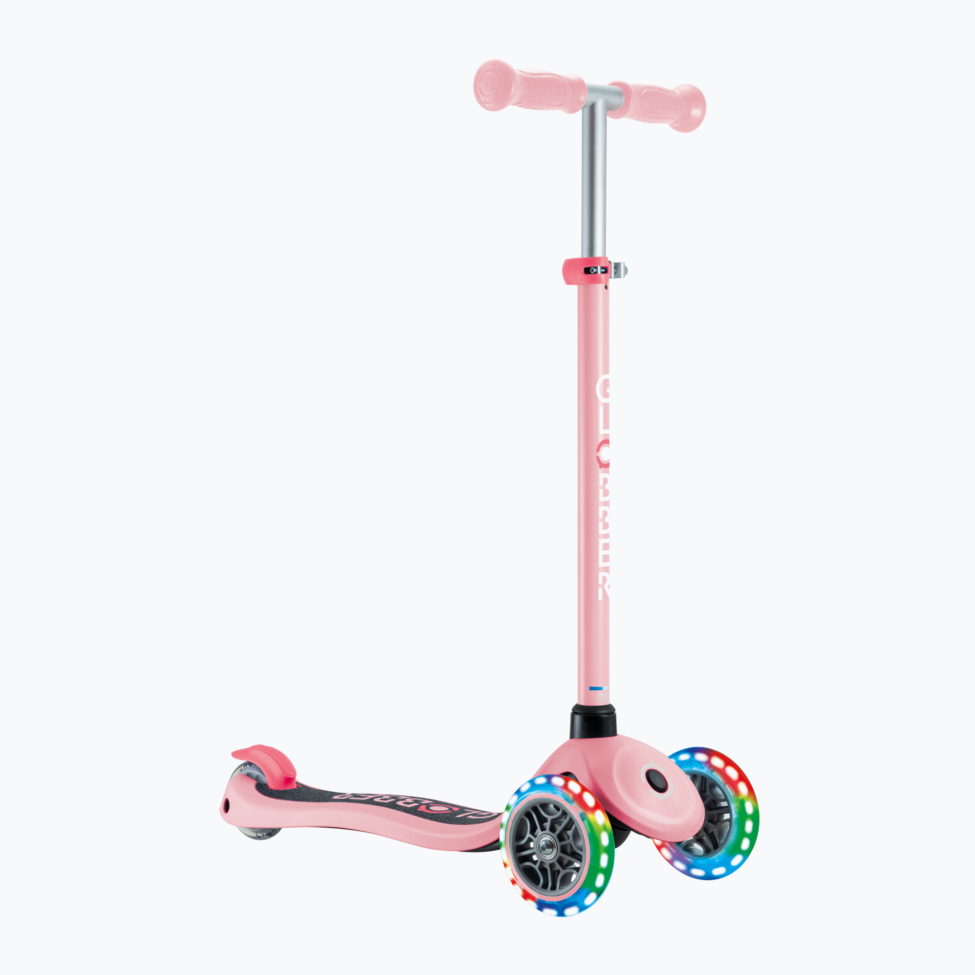 Hulajnoga trójkołowa dziecięca Globber Primo Lights pastel pink 