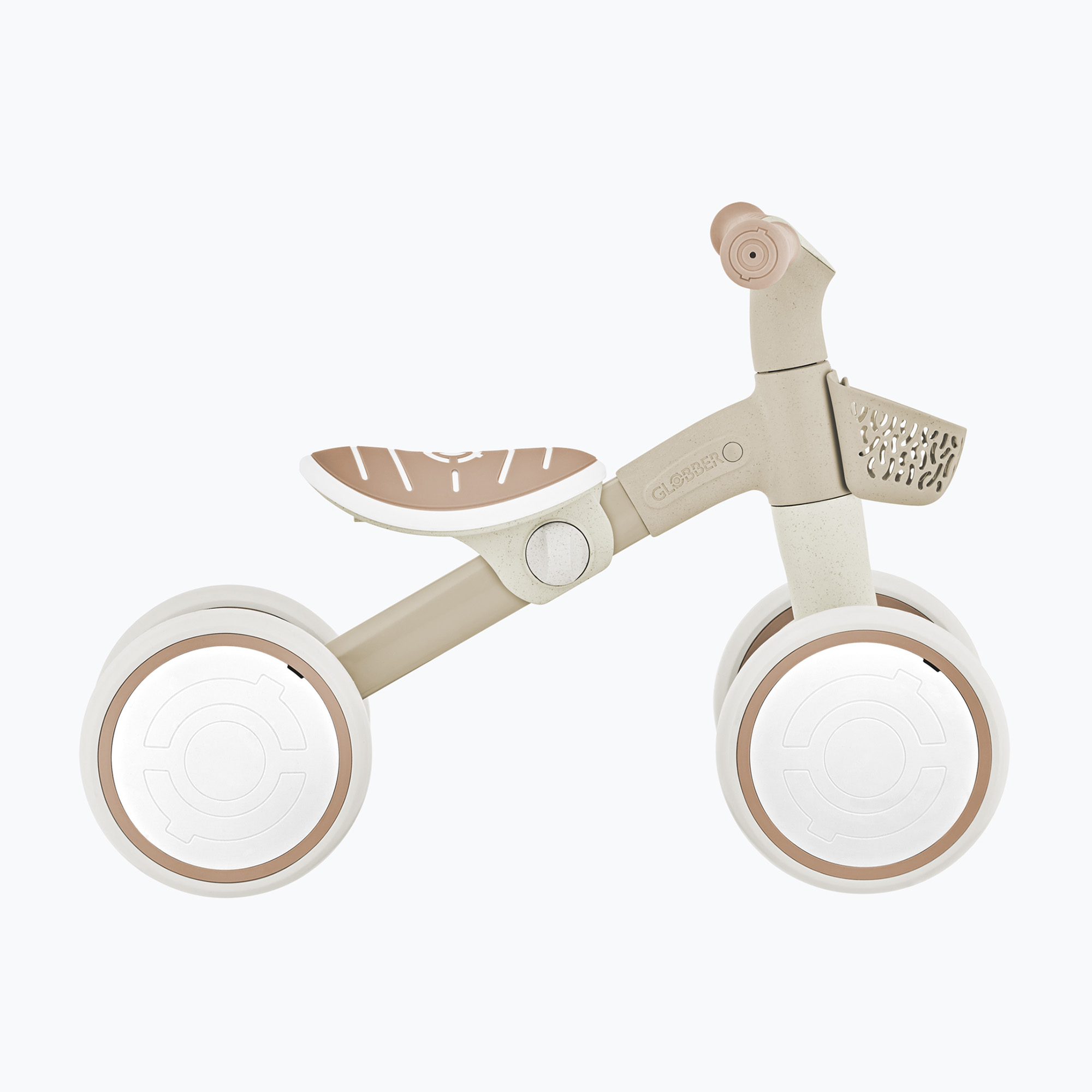 Четириколесен велосипед без педали Globber Learning Bike Ecologic coconut
