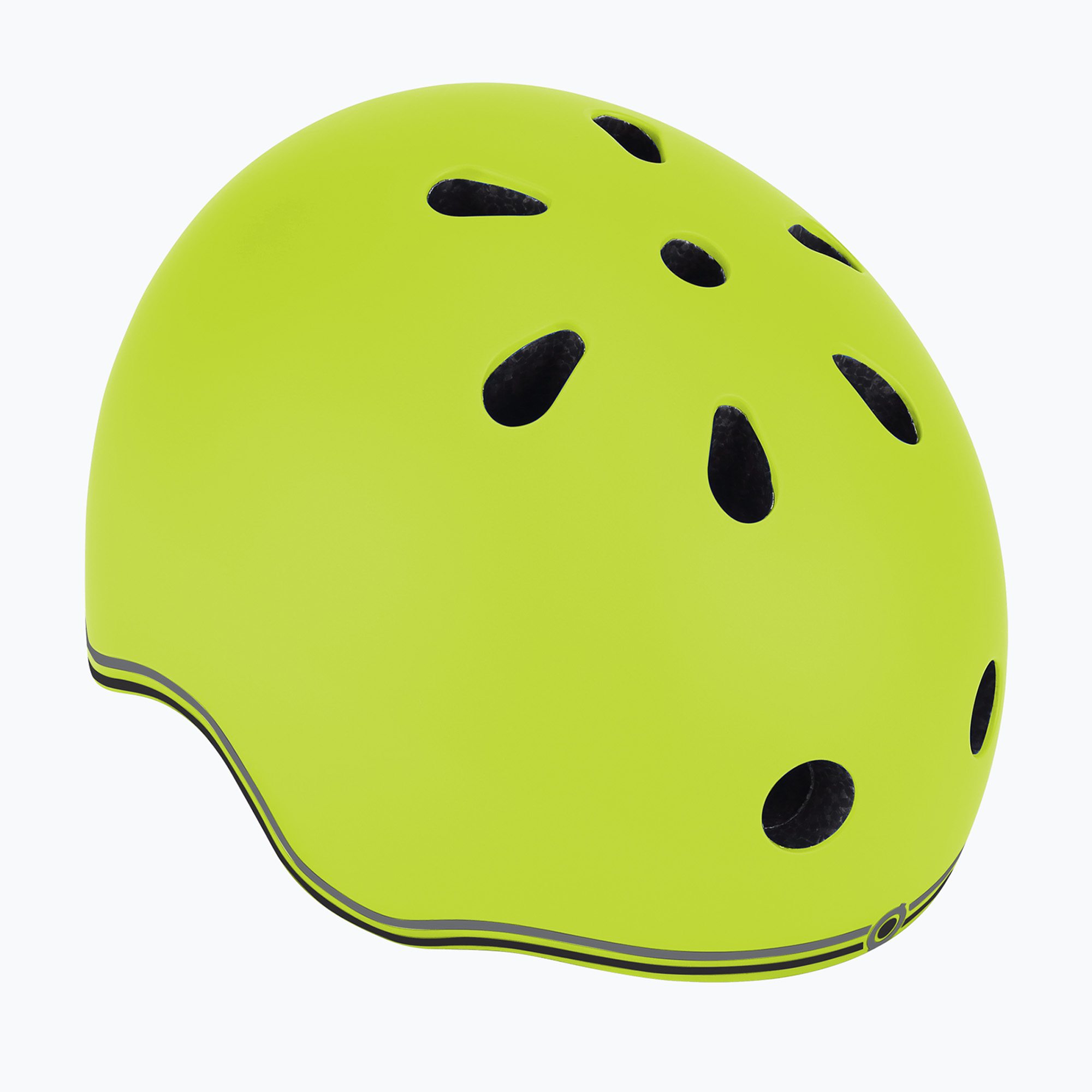 Kask dziecięcy Globber Go.Up Lights lime green 