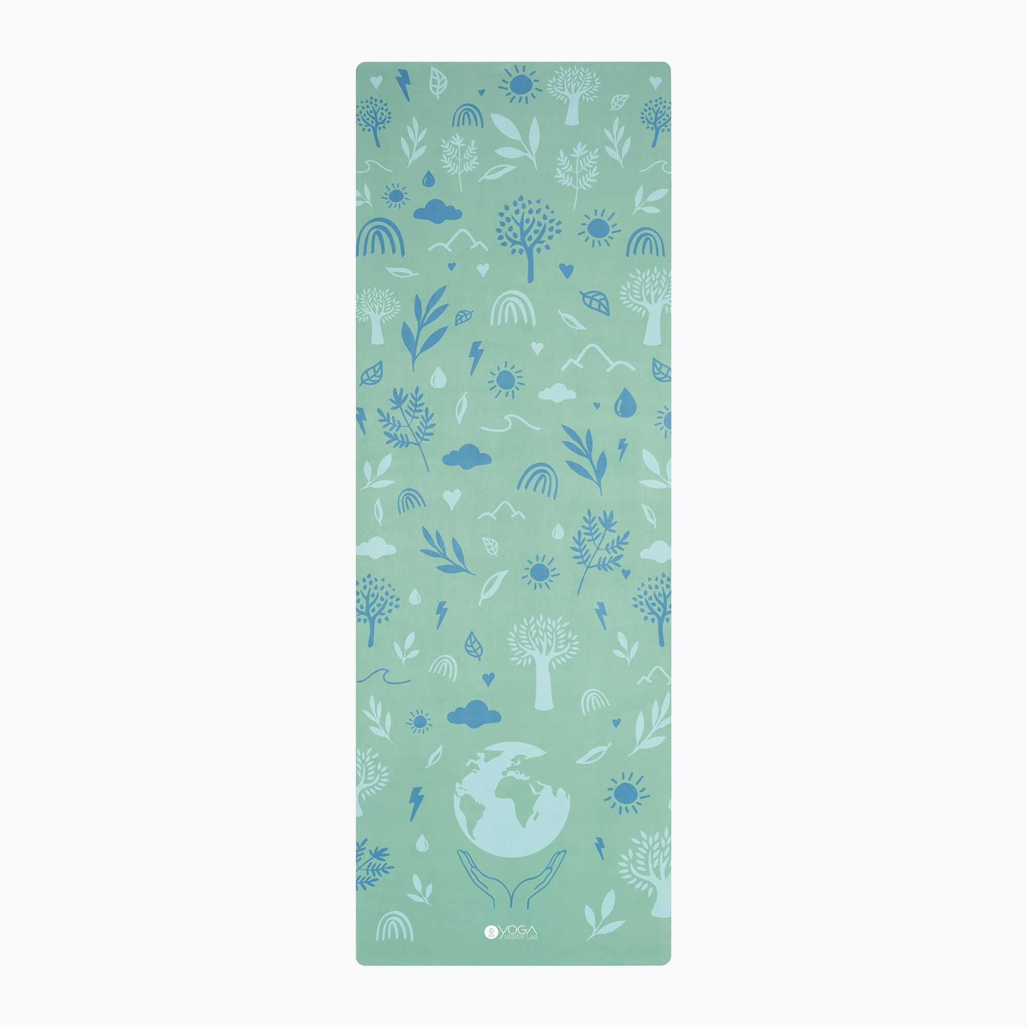 Yoga Design Lab Green Earth 3,5 mm tappetino yoga verde