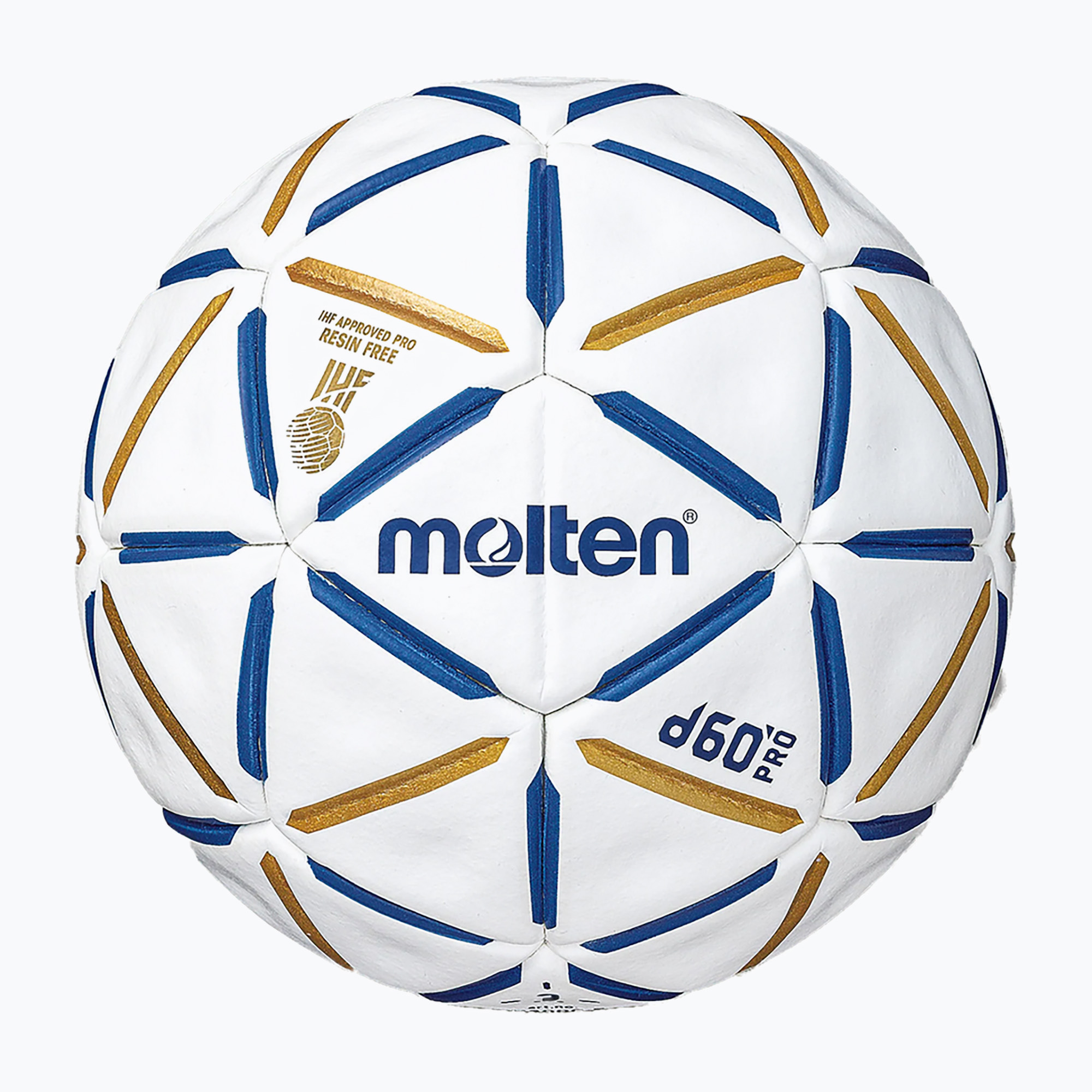 Piłka do piłki ręcznej Molten H3D4000-BW d60 IHF blue/white rozmiar 3 