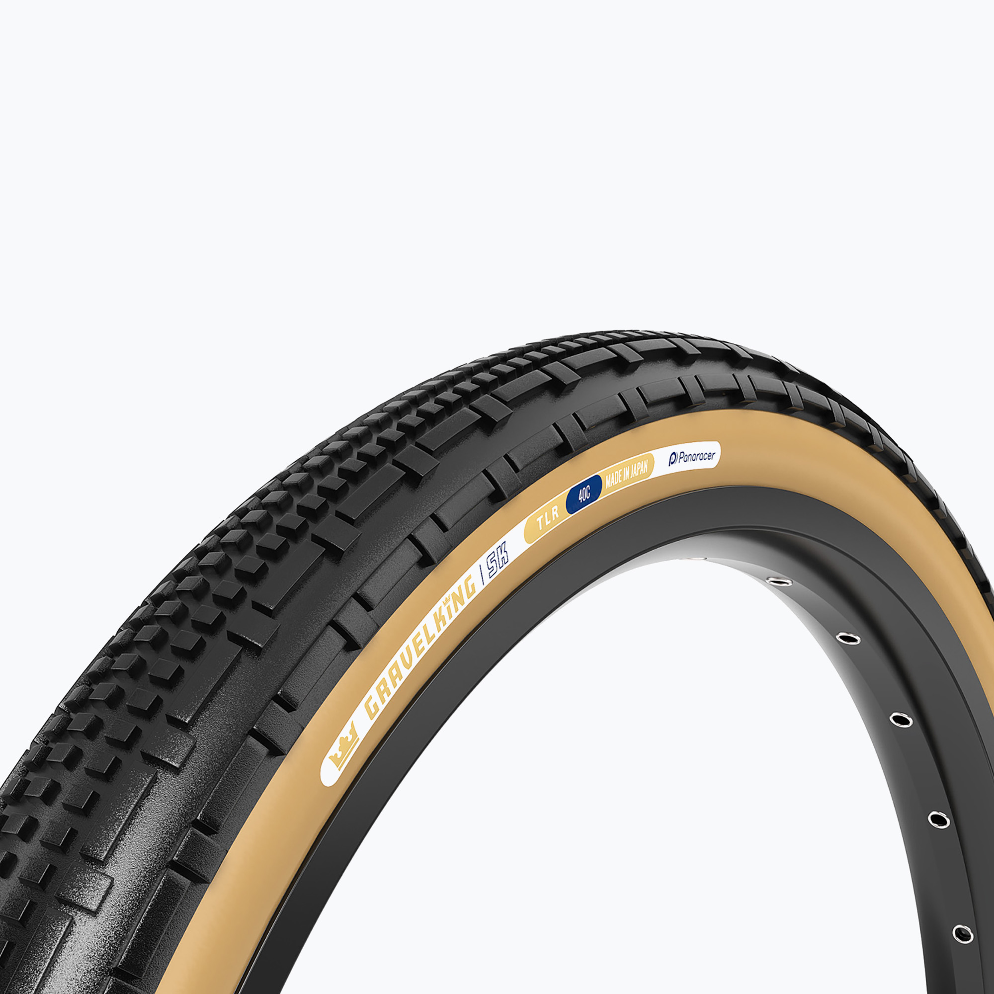 Panaracer GravelKing SK kerékpár gumiabroncs 700 x 40C fekete/barna (GravelKing SK 335-58-63_PAN)