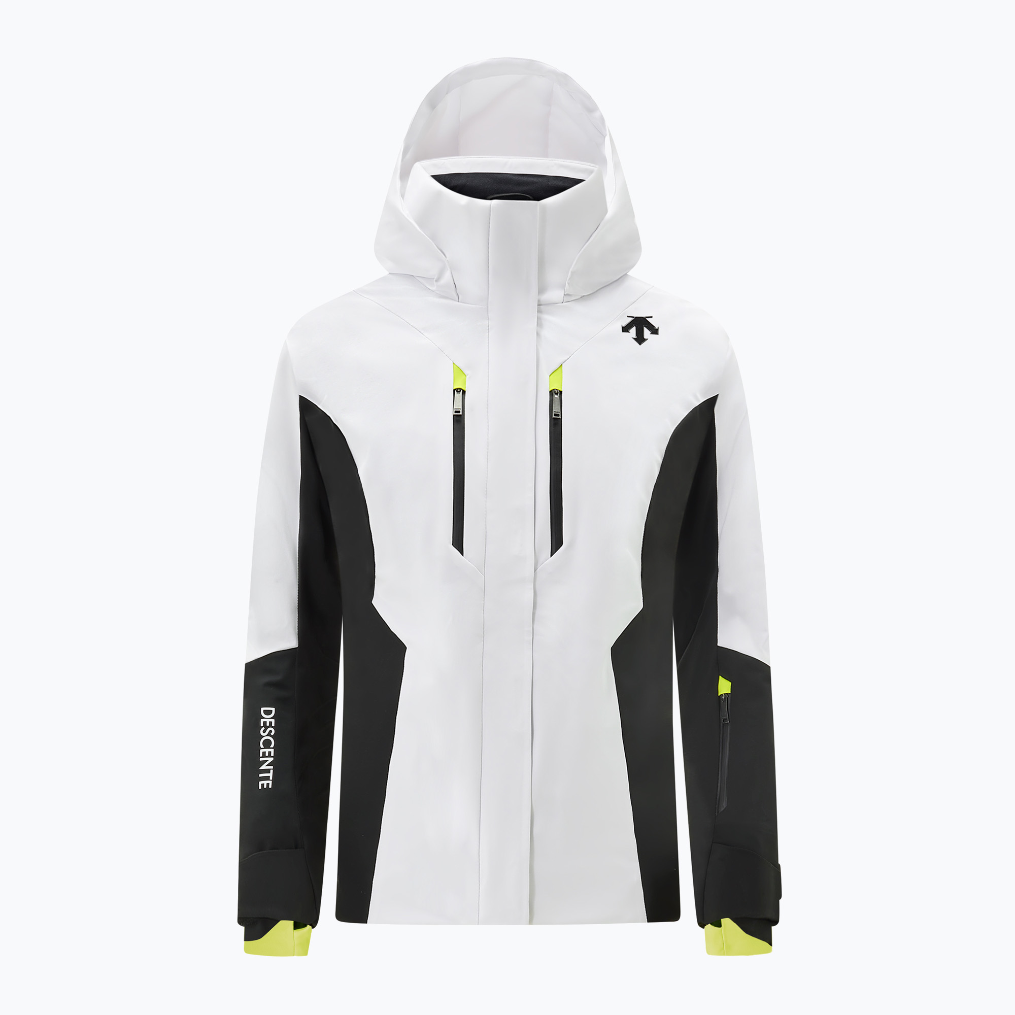 Giacca da sci donna Descente Angular Line super bianca