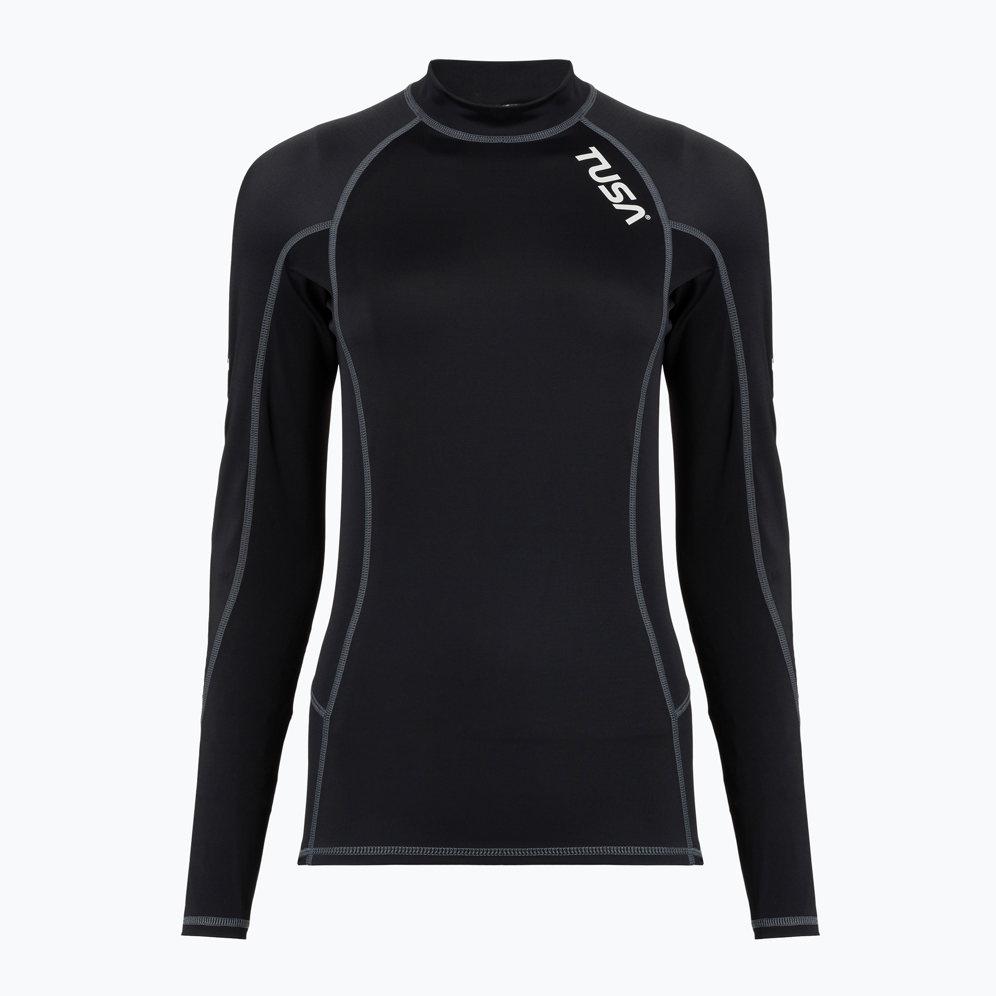 Дамска блуза с дълъг ръкав за плуване TUSA Black rashguard