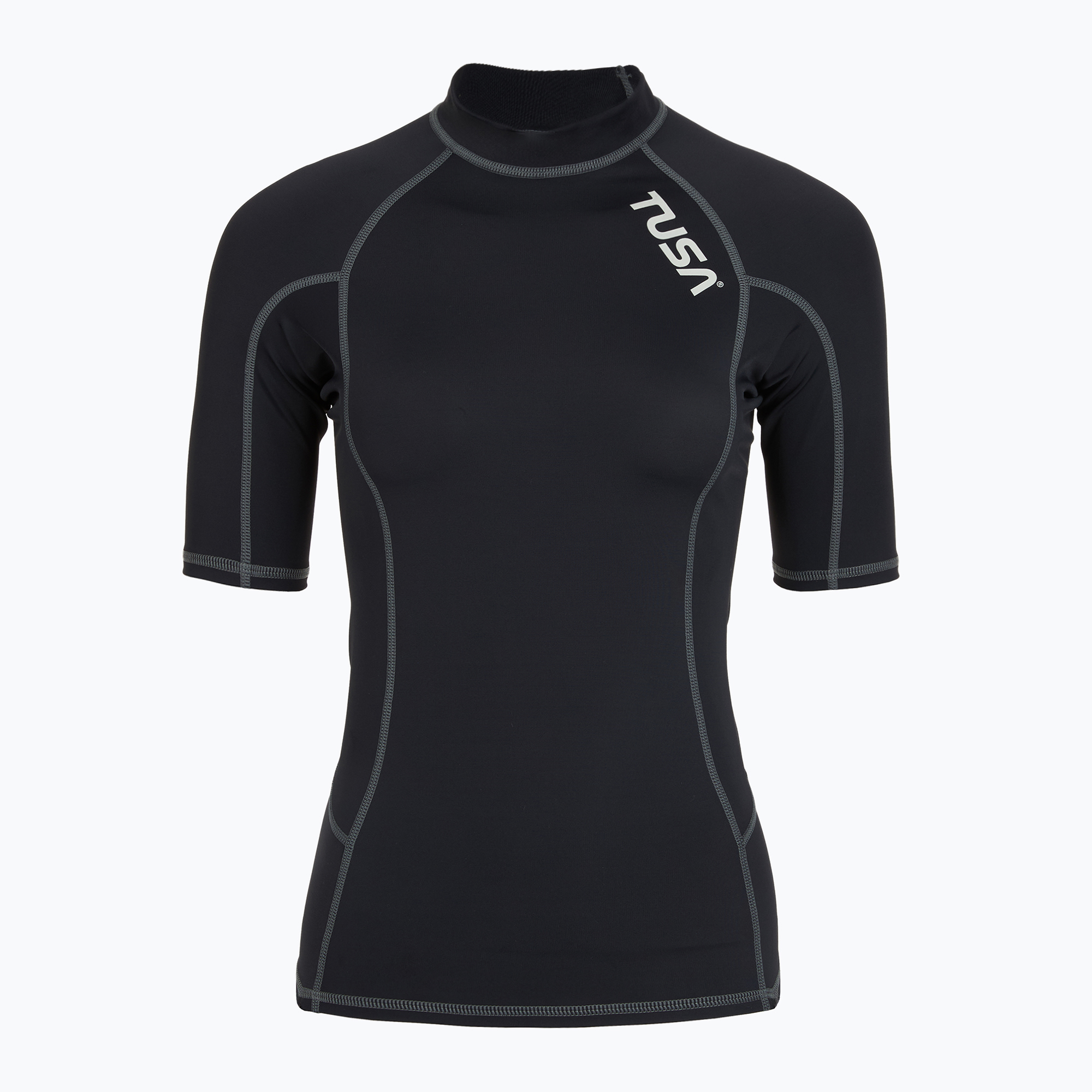 Дамска тениска за плуване TUSA Black rashguard