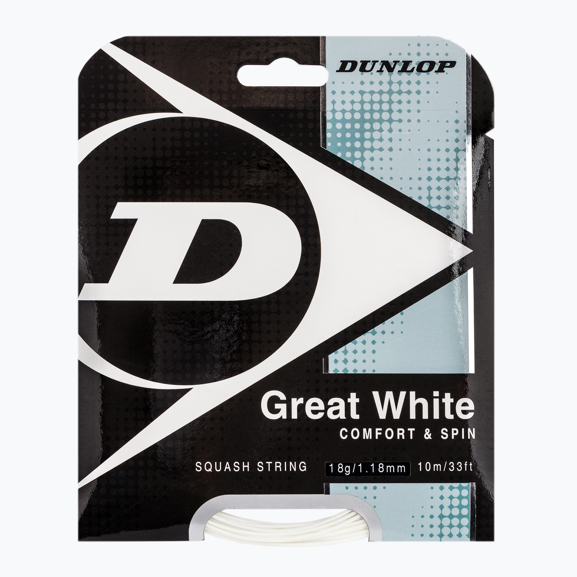 Dunlop Bio Great Great sq. 10 m squash húr fehér 624700 (Bio Great sq. 624700)