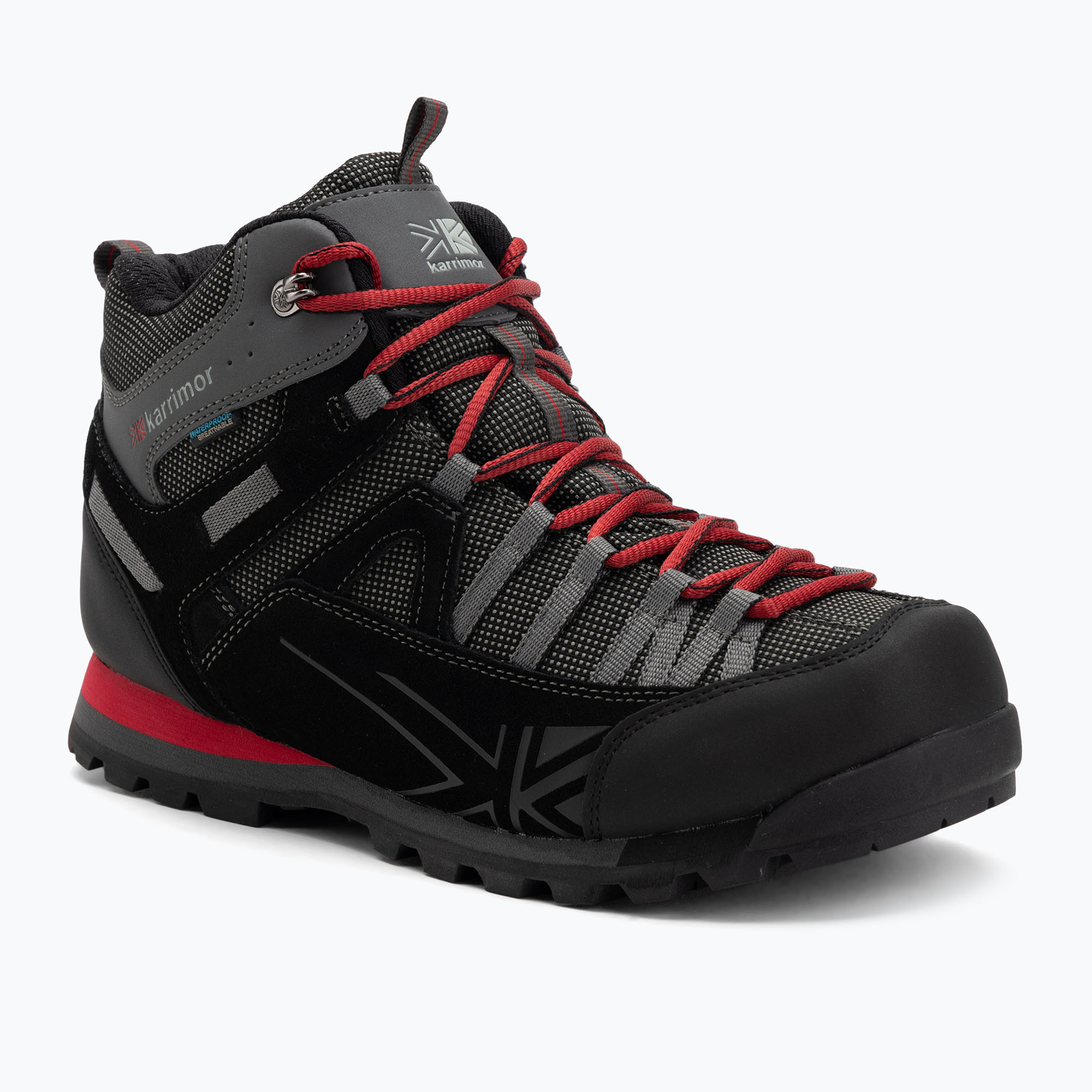 Buty trekkingowe męskie Karrimor Spike Mid 3 black/red 
