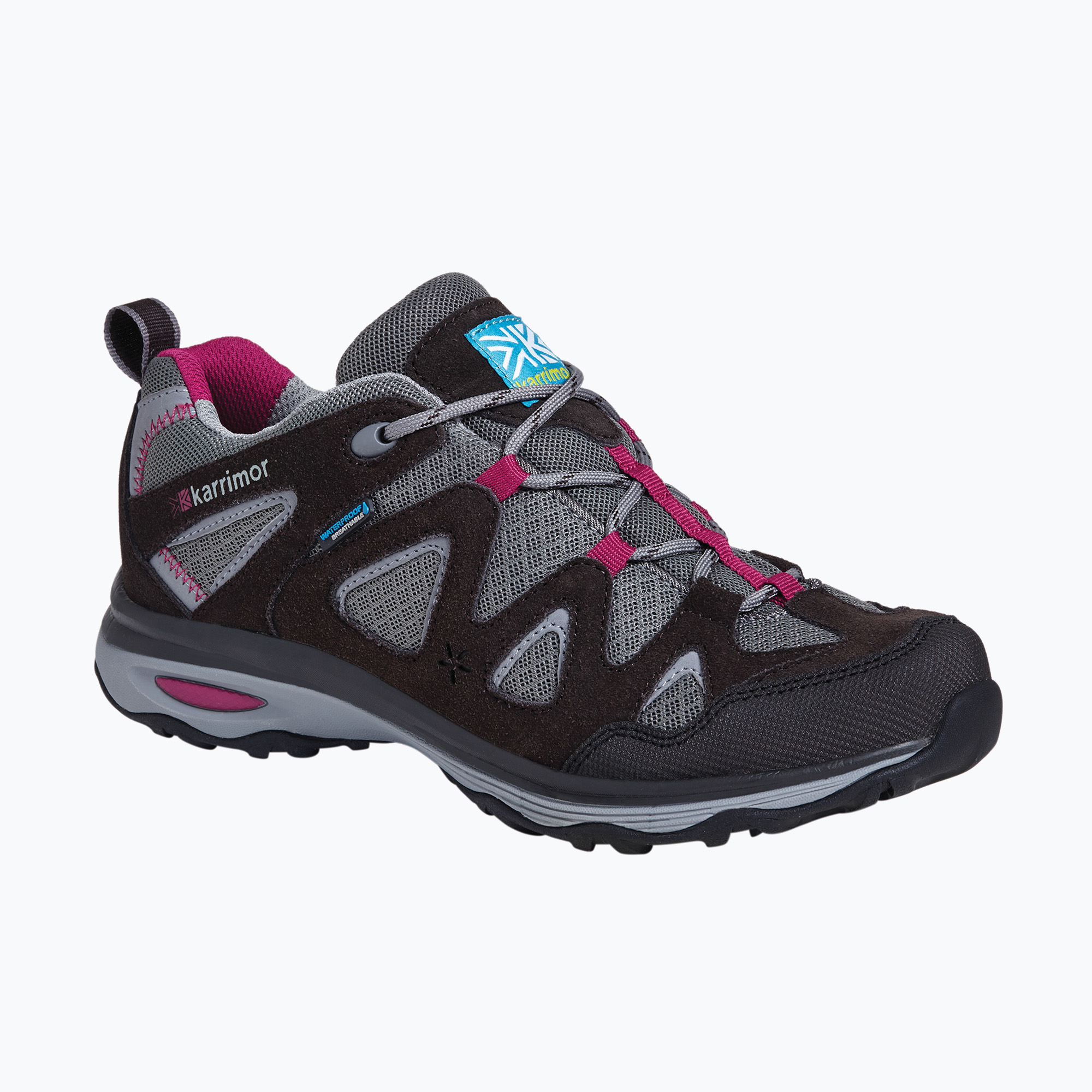 Дамски обувки за трекинг Karrimor Isla Low black c/pink