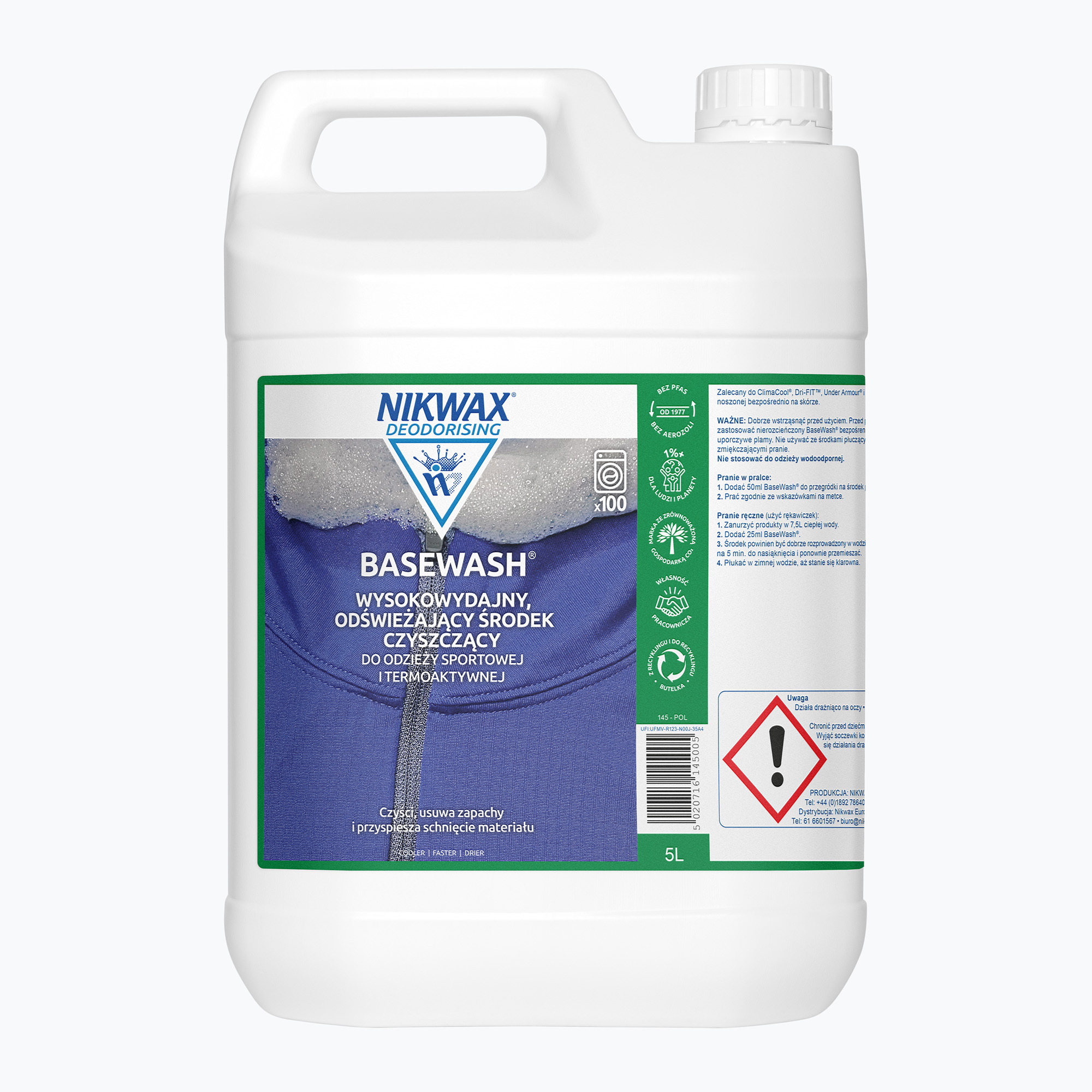 Płyn do prania bielizny termoaktywnej Nikwax BaseWash 5000 ml