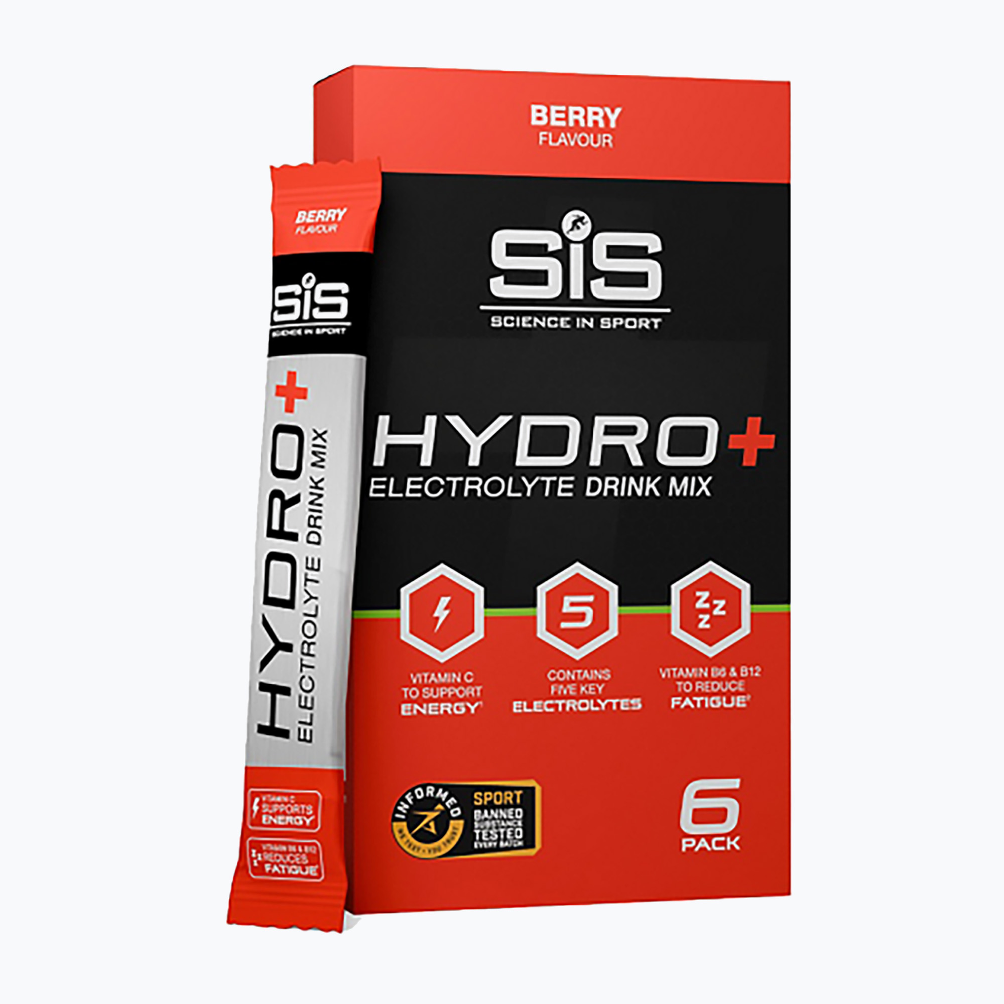 Isotonisches Getränkepulver Science in Sport GO Hydro  6 x 4,5 g berry