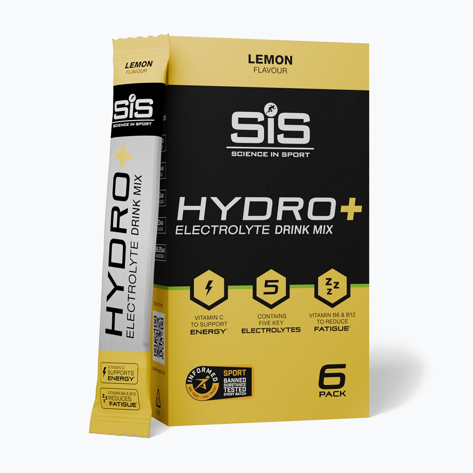 Isotonisches Getränkepulver Science in Sport GO Hydro  6 x 4,5 g lemon