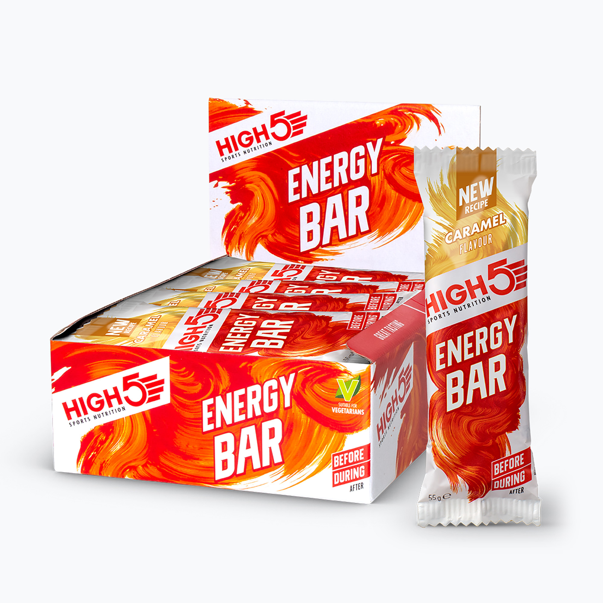 Енергиен бар HIGH5 Energy 55 г карамел