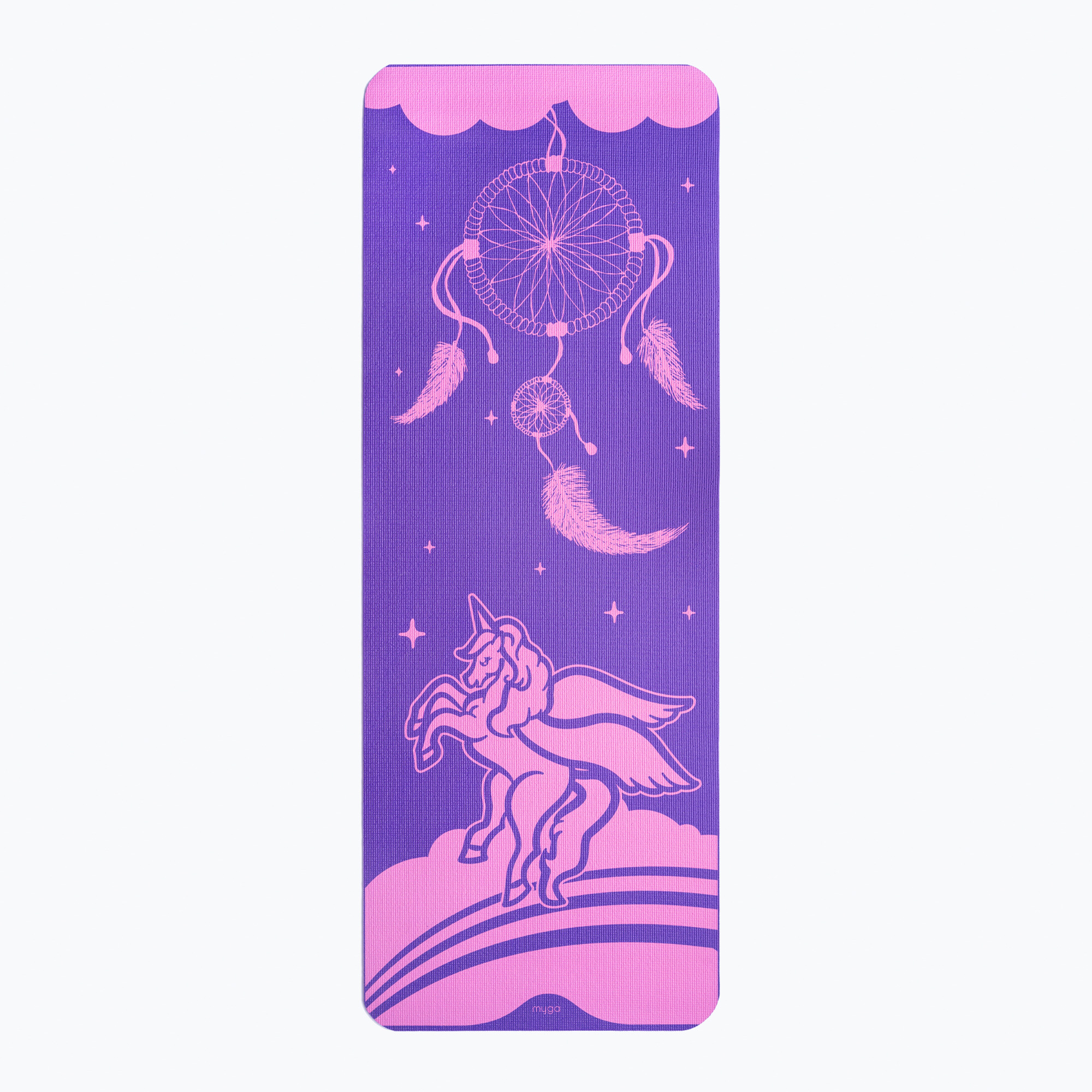 Постелка за йога Myga Unicorn 3 mm purple